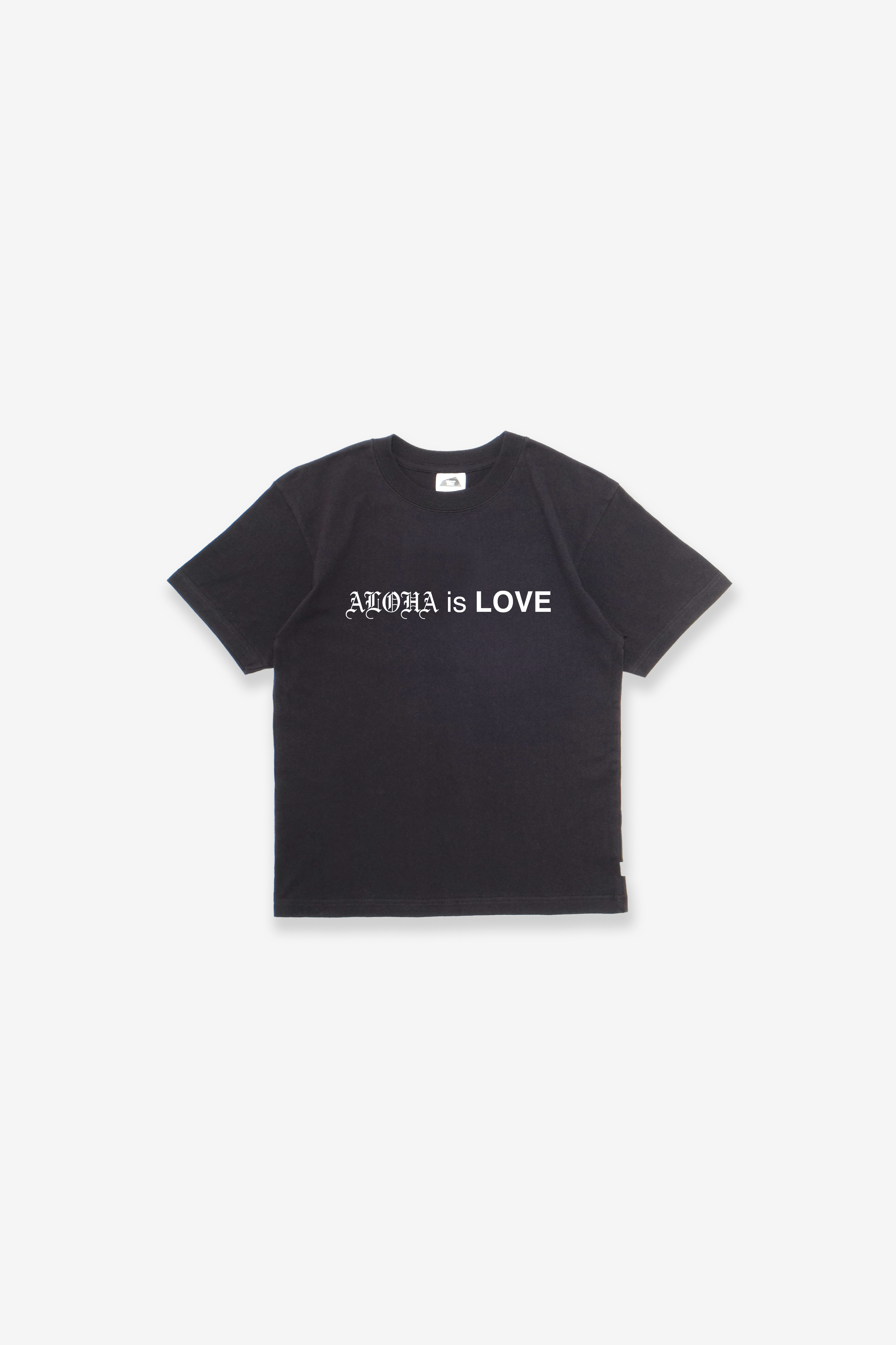 T-Shirt - Aloha is Love - Black