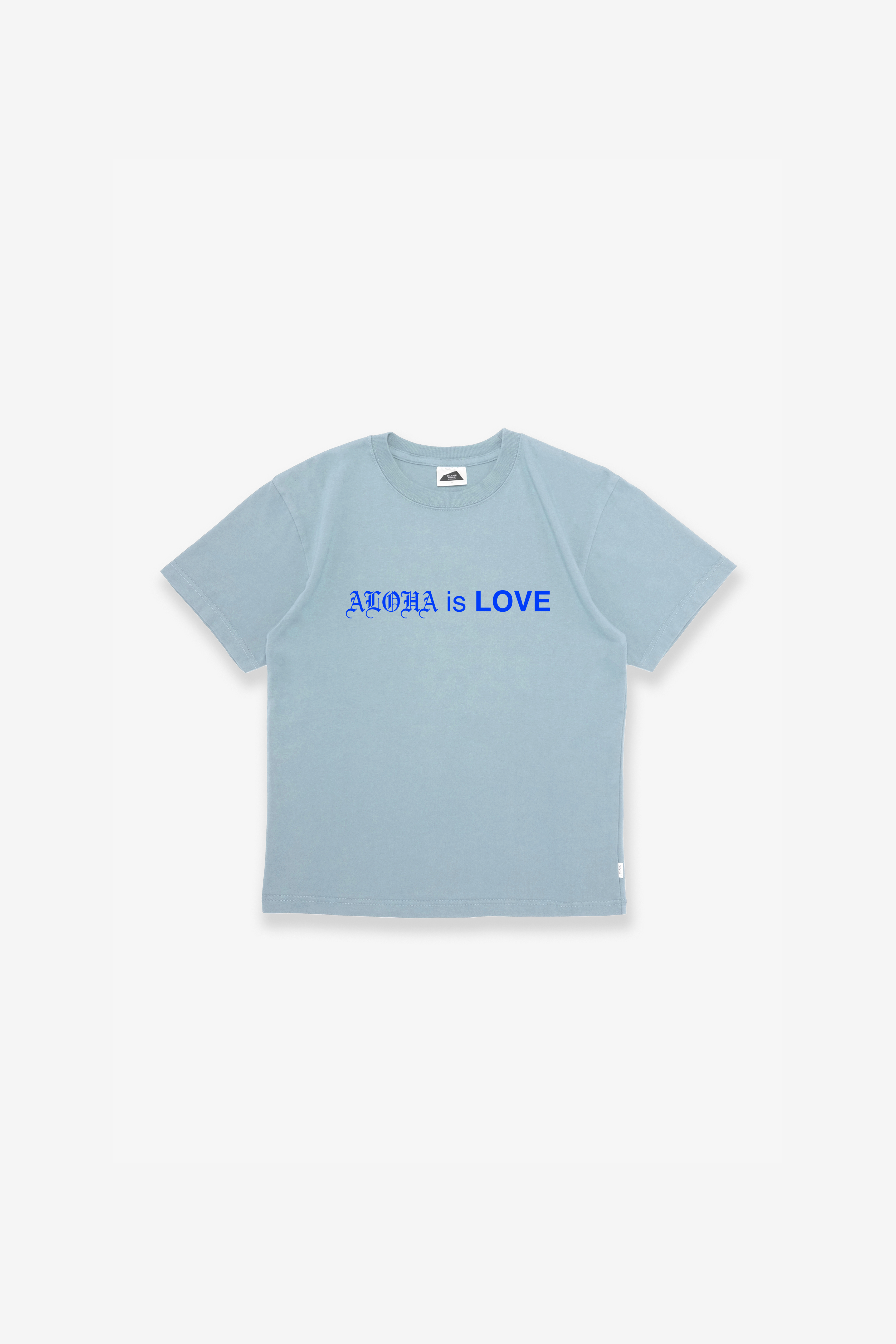 T-Shirt - Aloha is Love - Ocean Blue