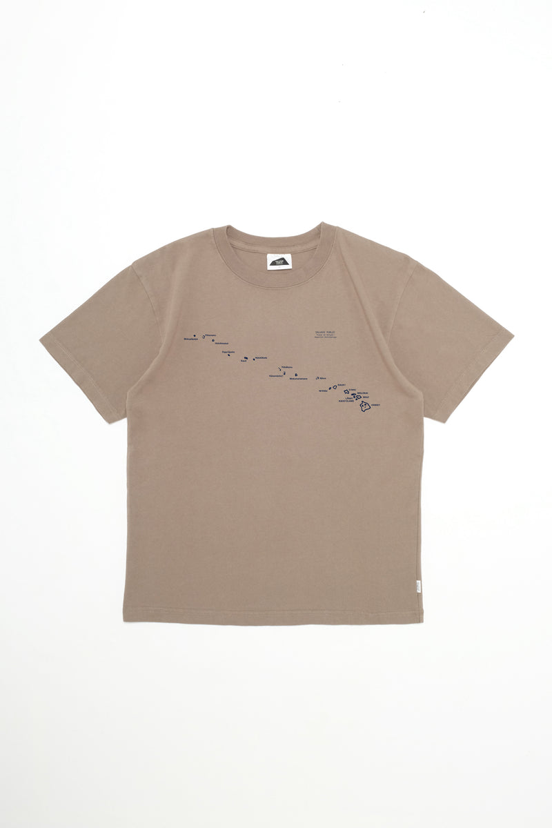 T-Shirt - Hawaiian Archipelago - Greige