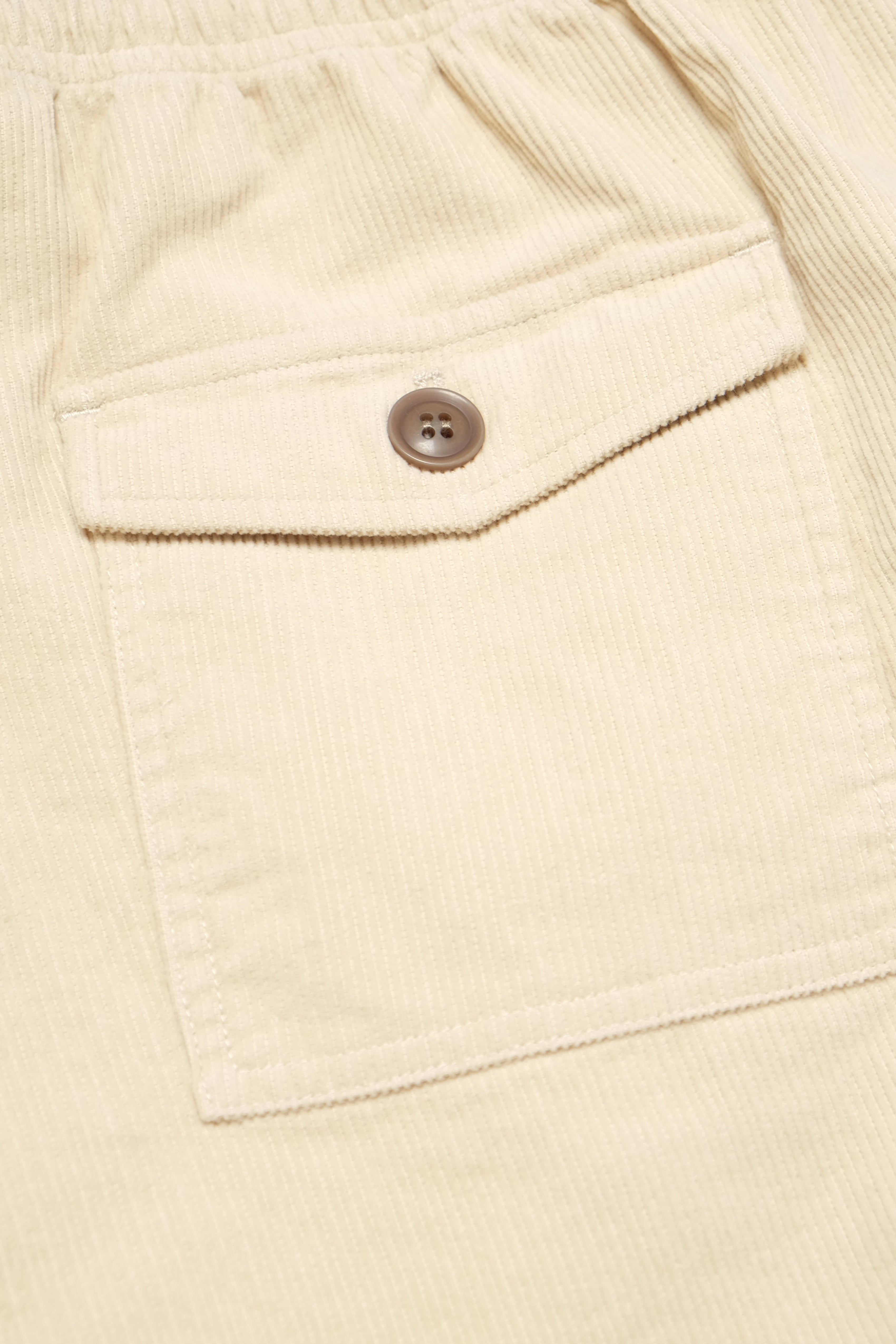 Shorts - Auahi Corduroy Stripe - Ecru