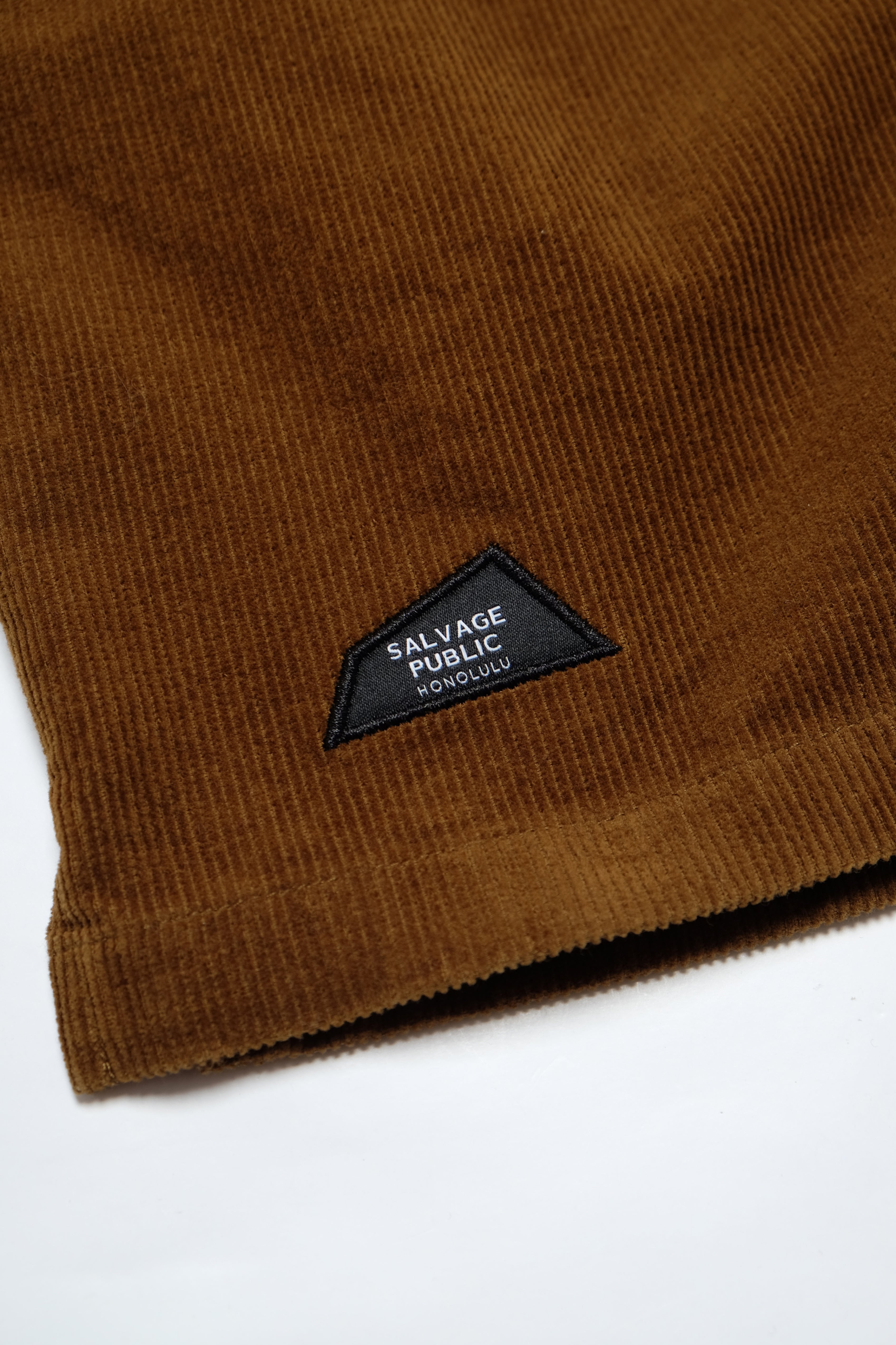 Shorts - Auahi Corduroy Stripe - Shiitake