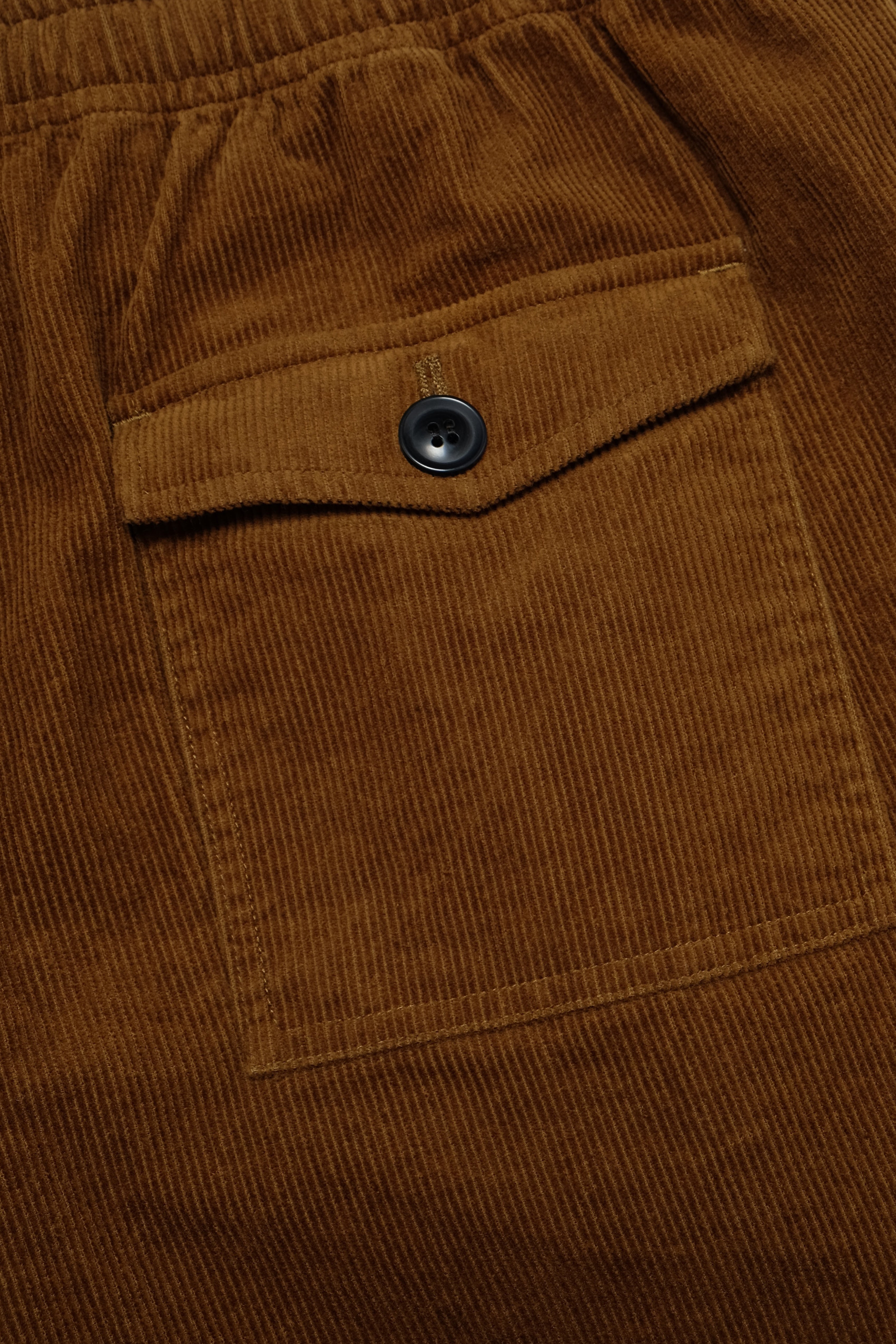 Shorts - Auahi Corduroy Stripe - Shiitake