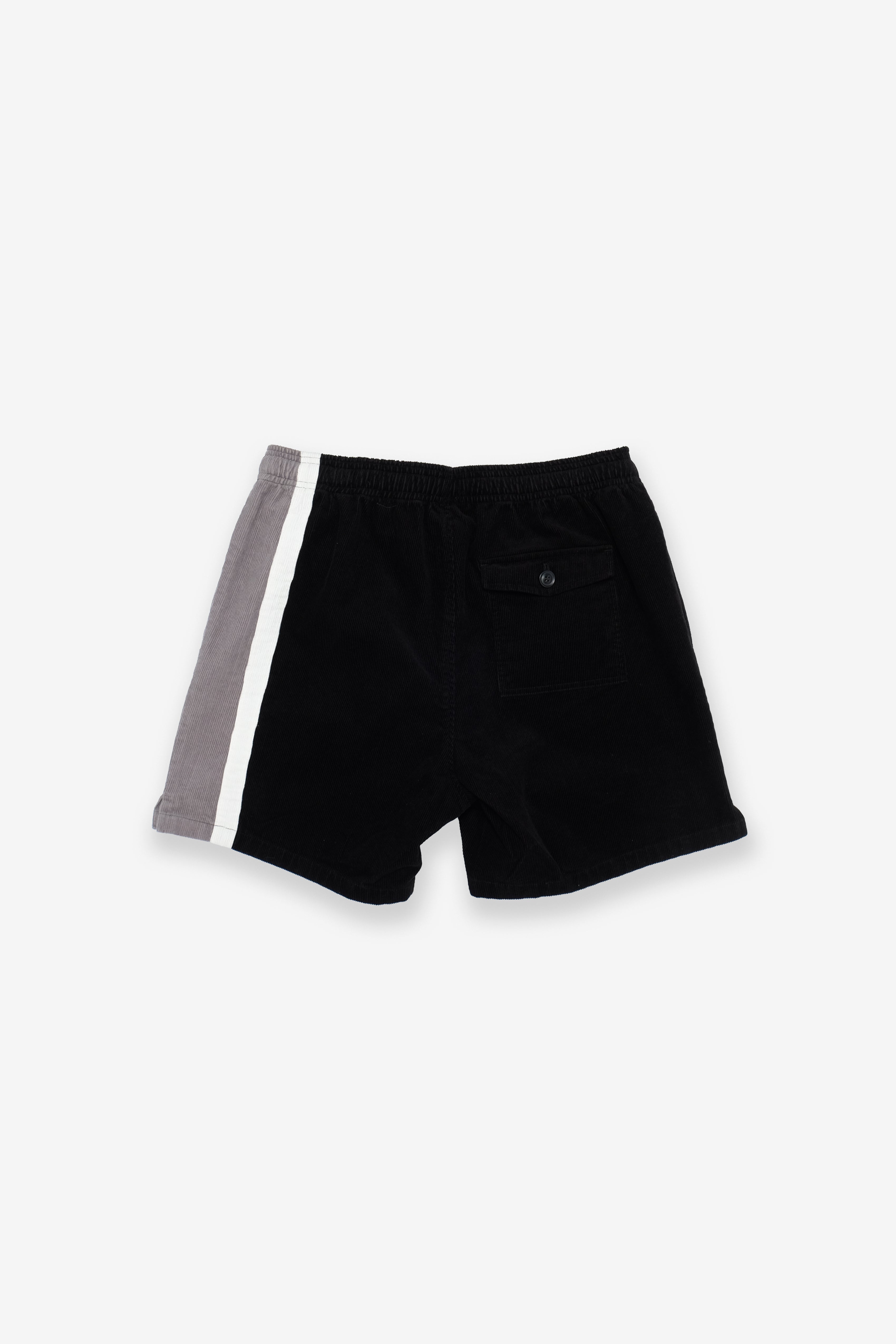 Shorts - Auahi Corduroy Stripe - Black