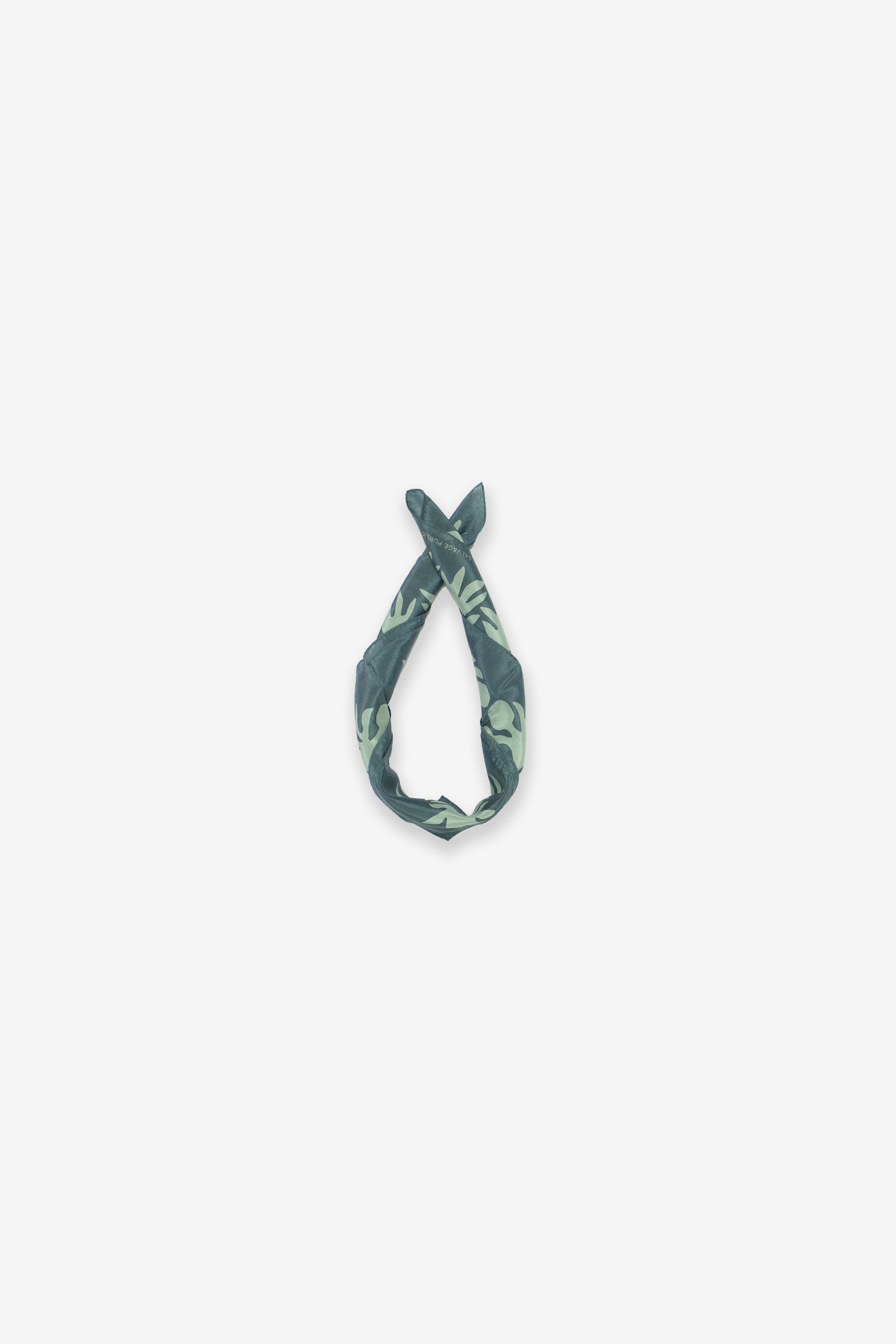 Cotton/Silk Bandana - ʻUlu - Jade Green