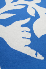 Jacquard Throw Blanket - Shaka - Blue