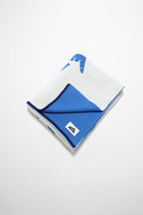 Jacquard Throw Blanket - Shaka - Blue