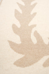 Jacquard Throw Blanket - Ti Leaf - Heather Natural