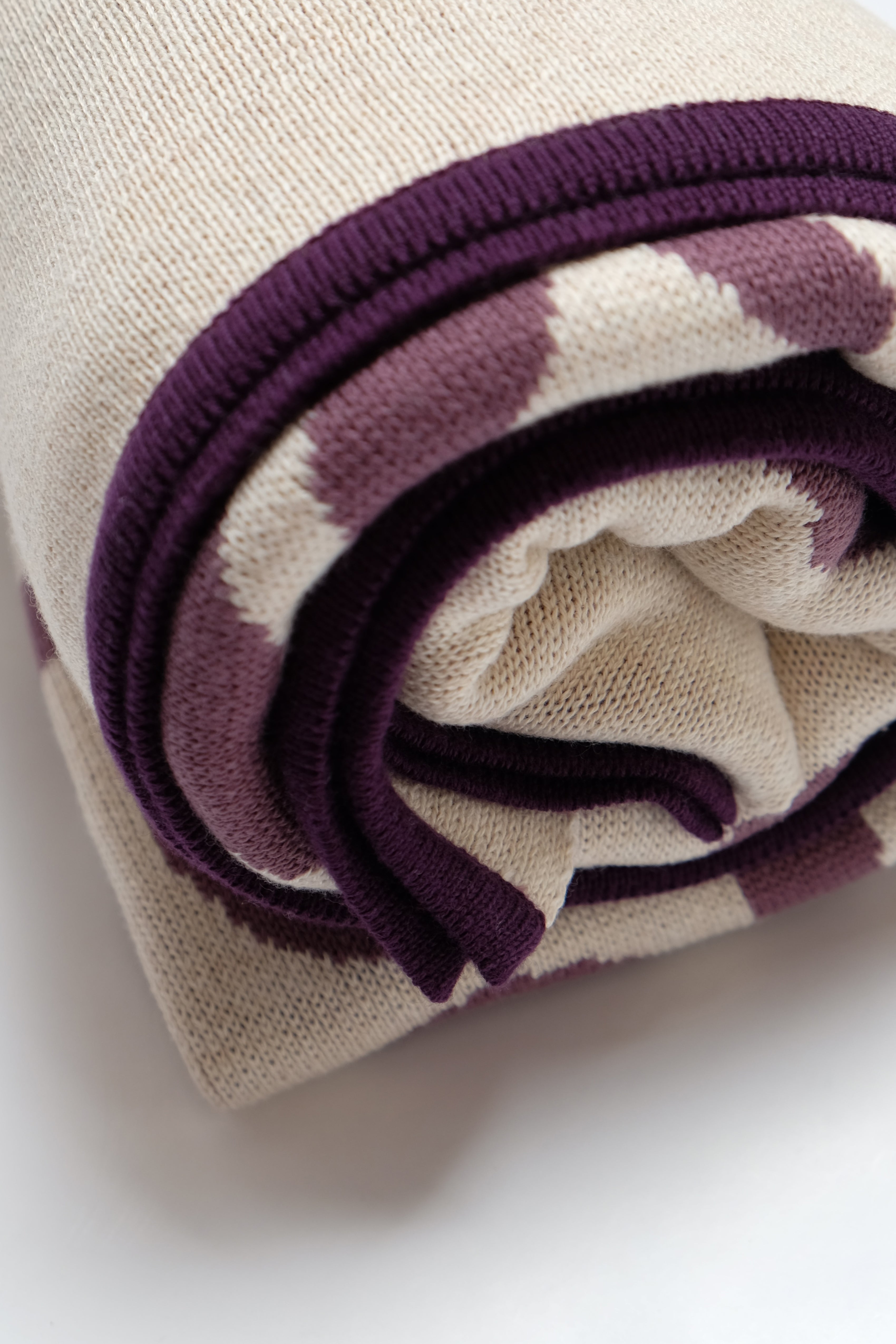 Jacquard Throw Blanket - ʻUlu - Purple