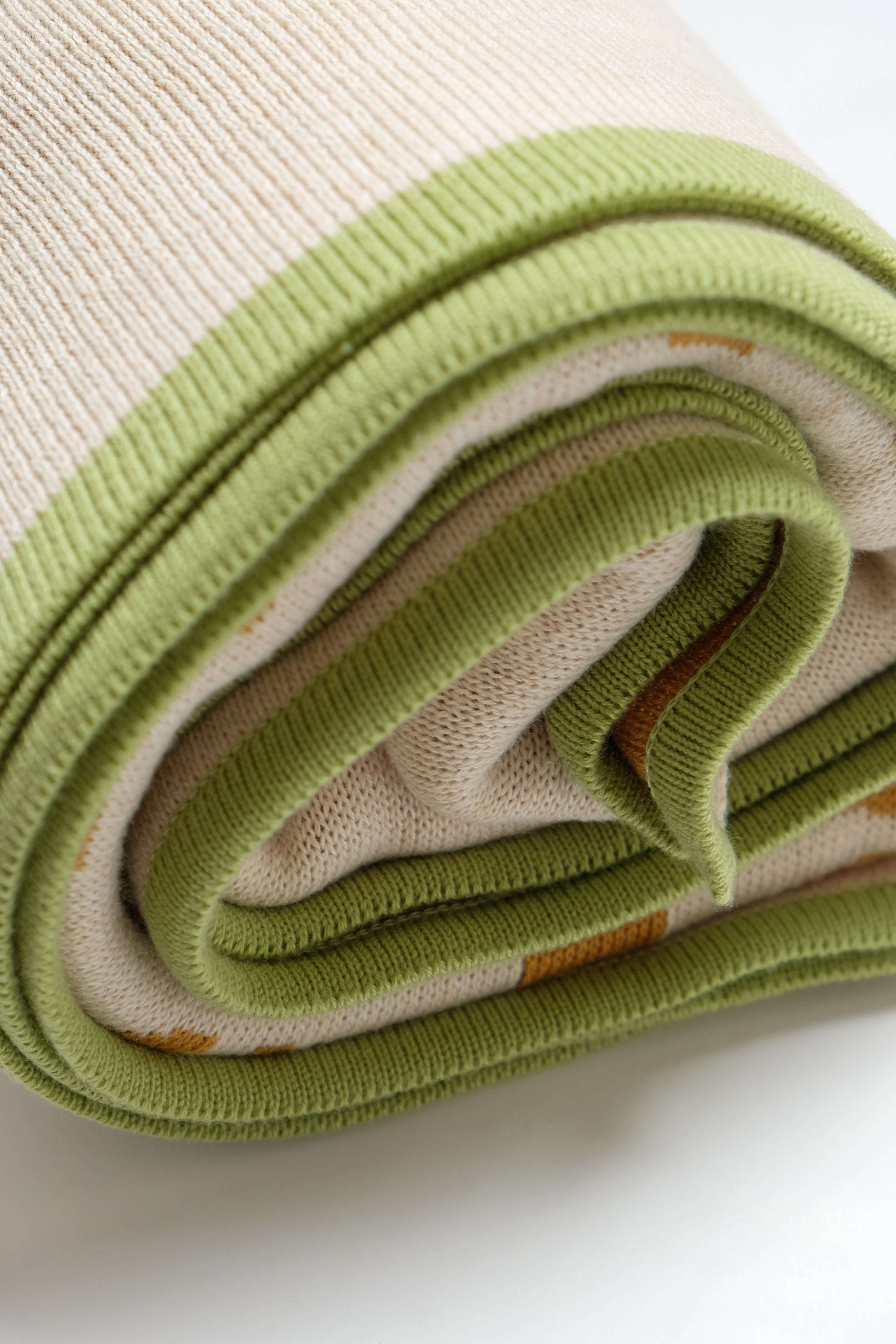 Jacquard Throw Blanket - ʻUlu - Mustard