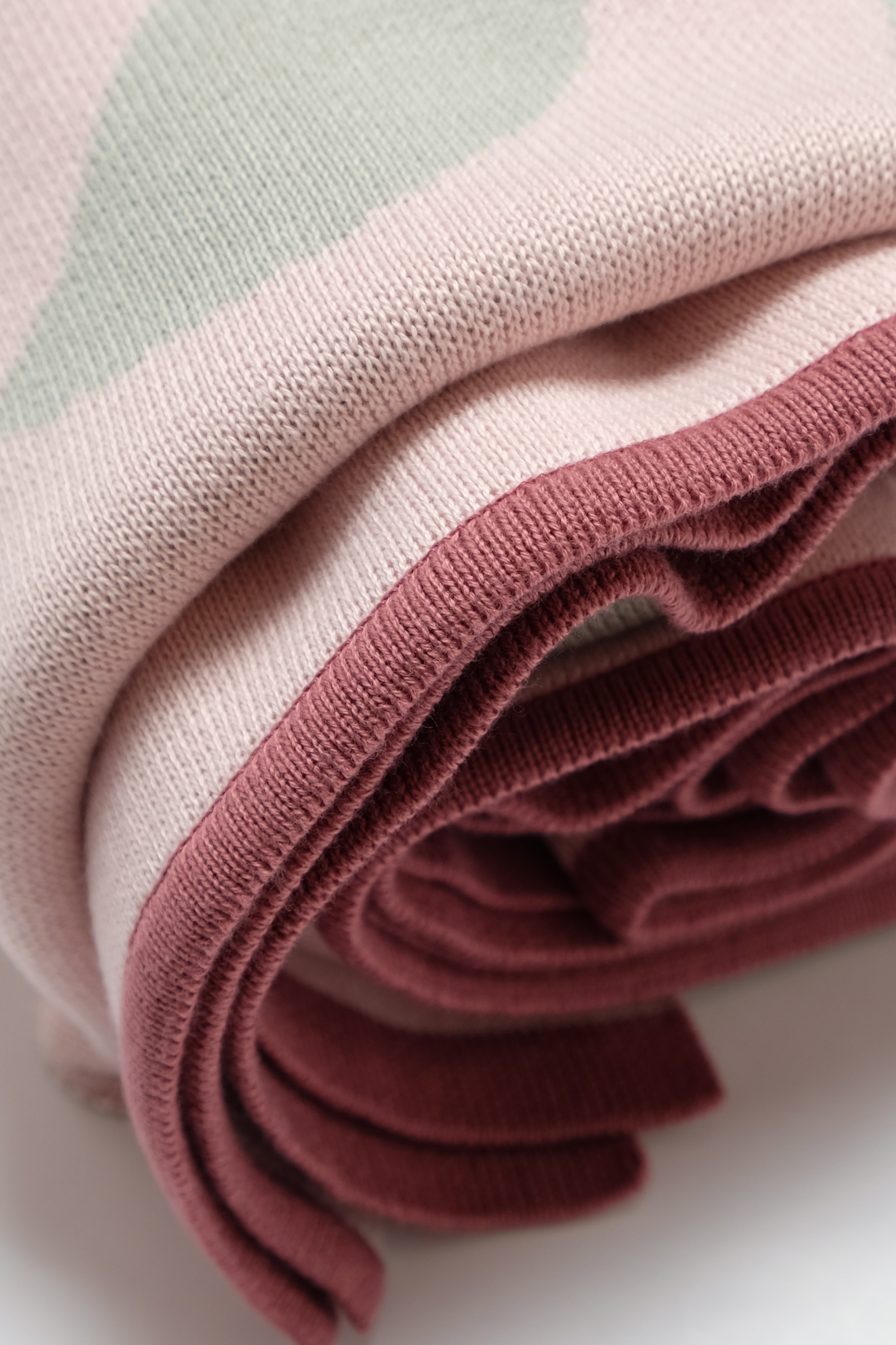 Jacquard Throw Blanket - Shaka - Clay
