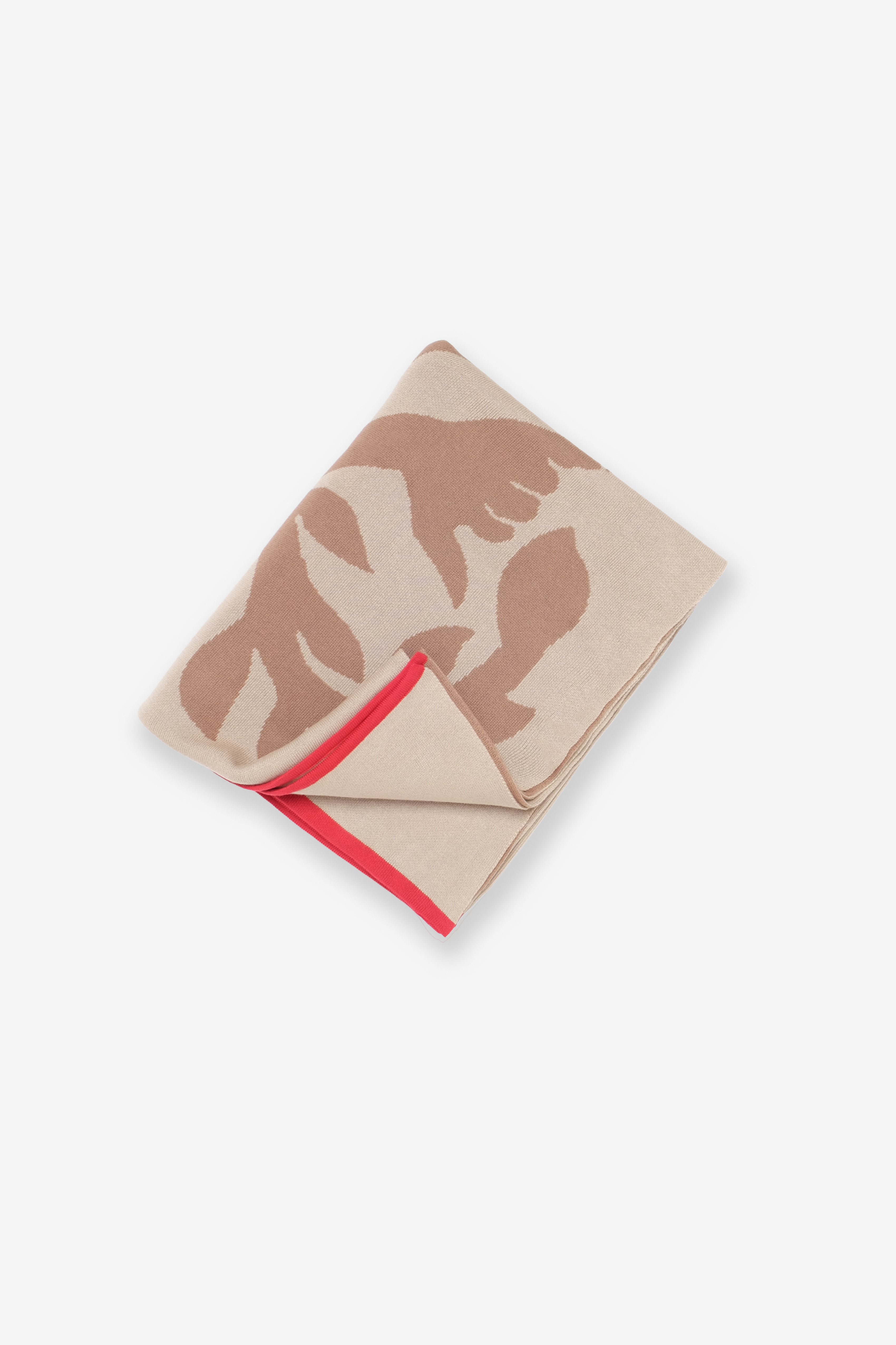 Jacquard Throw Blanket - Shaka - Brown