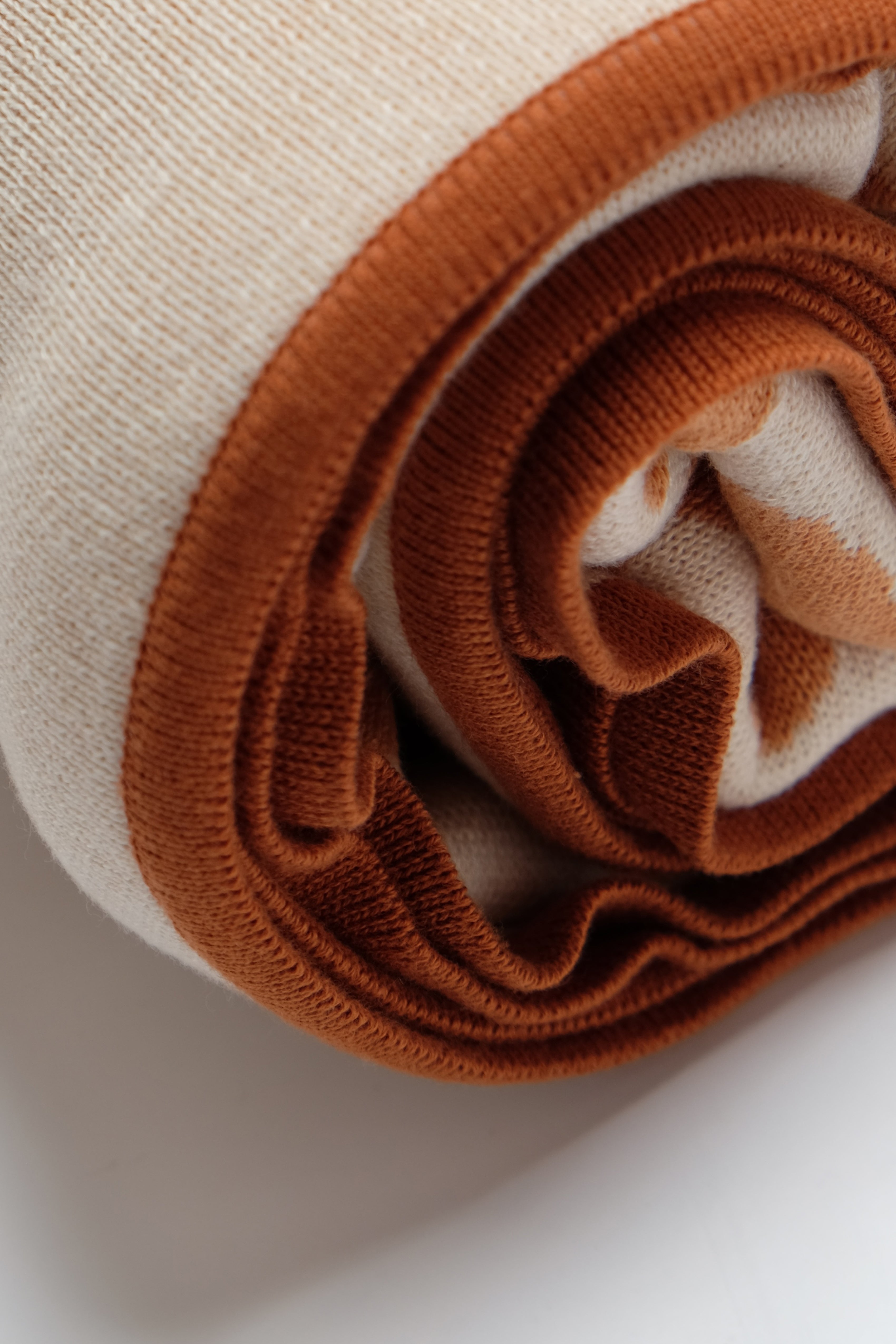 Jacquard Throw Blanket - ʻUlu - Terracotta