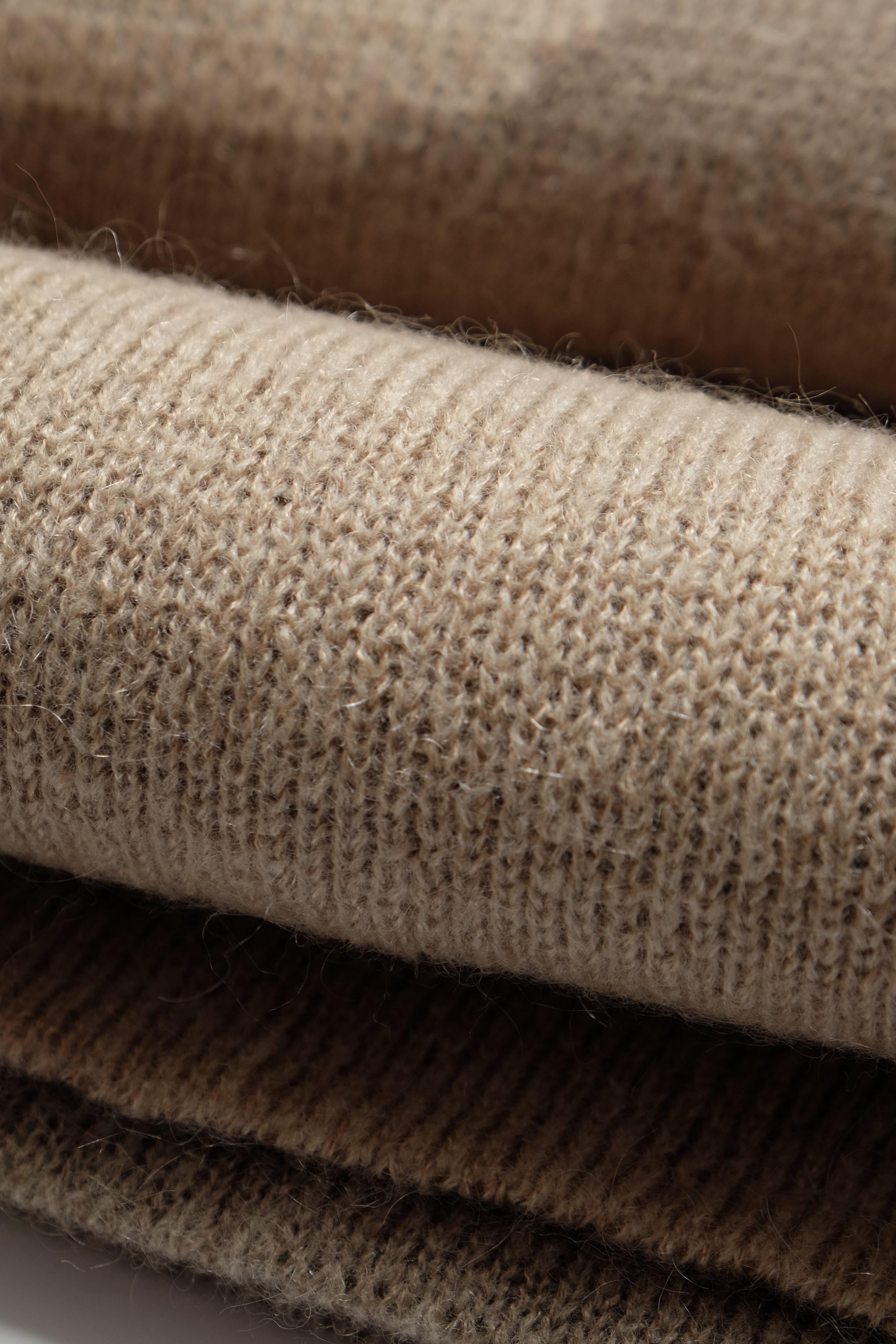 Wool/Mohair Throw Blanket - Lauaʻe - Natural