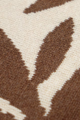 Jacquard Throw Blanket - Ti Leaf - Heather Natural