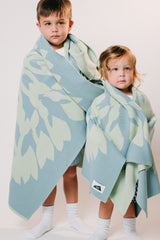 Kids/Baby Jacquard Throw Blanket - Kalo - Sage