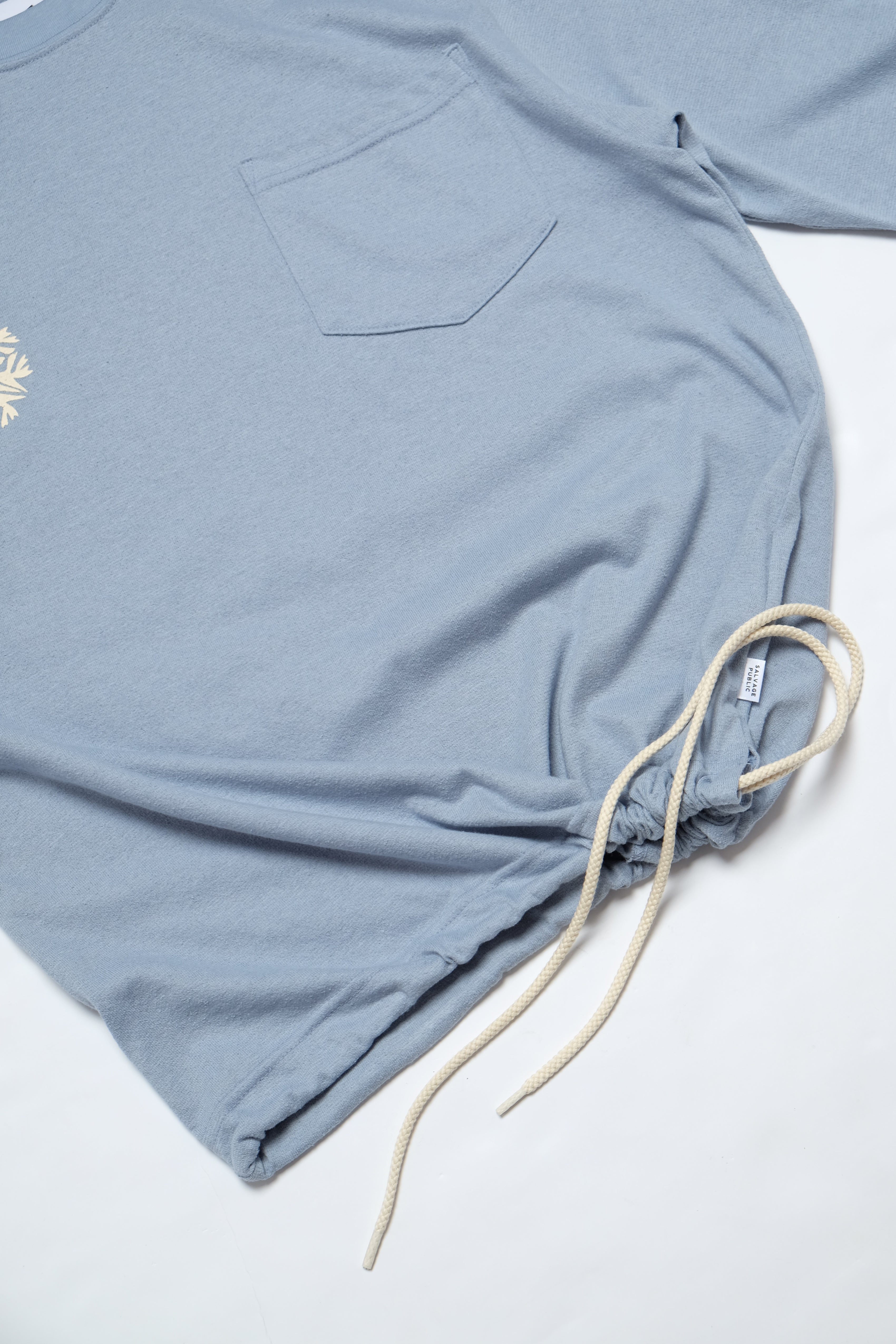 Longsleeve T-Shirt - Boucle Bird of Paradise - Blue