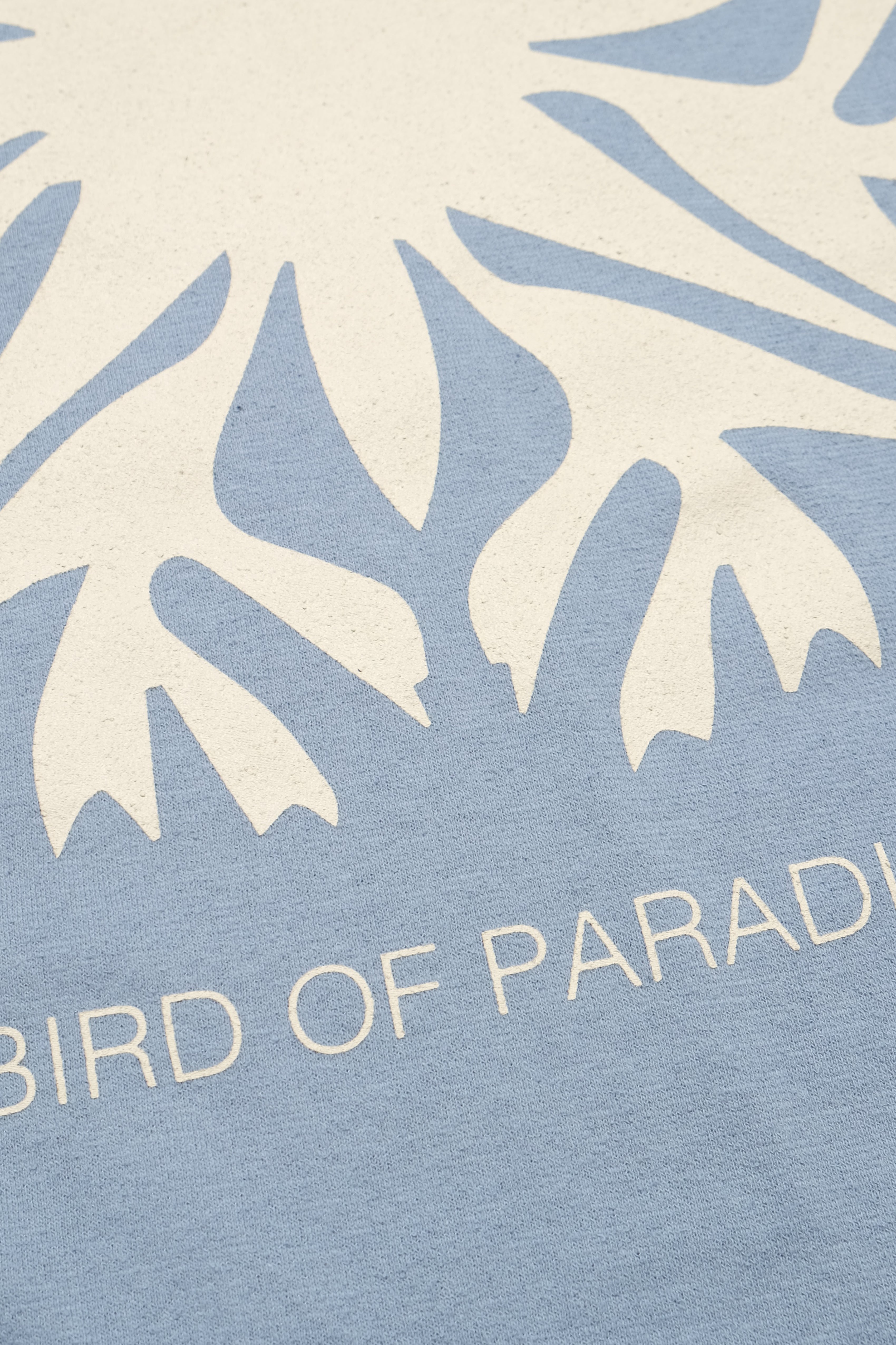 Longsleeve T-Shirt - Boucle Bird of Paradise - Blue