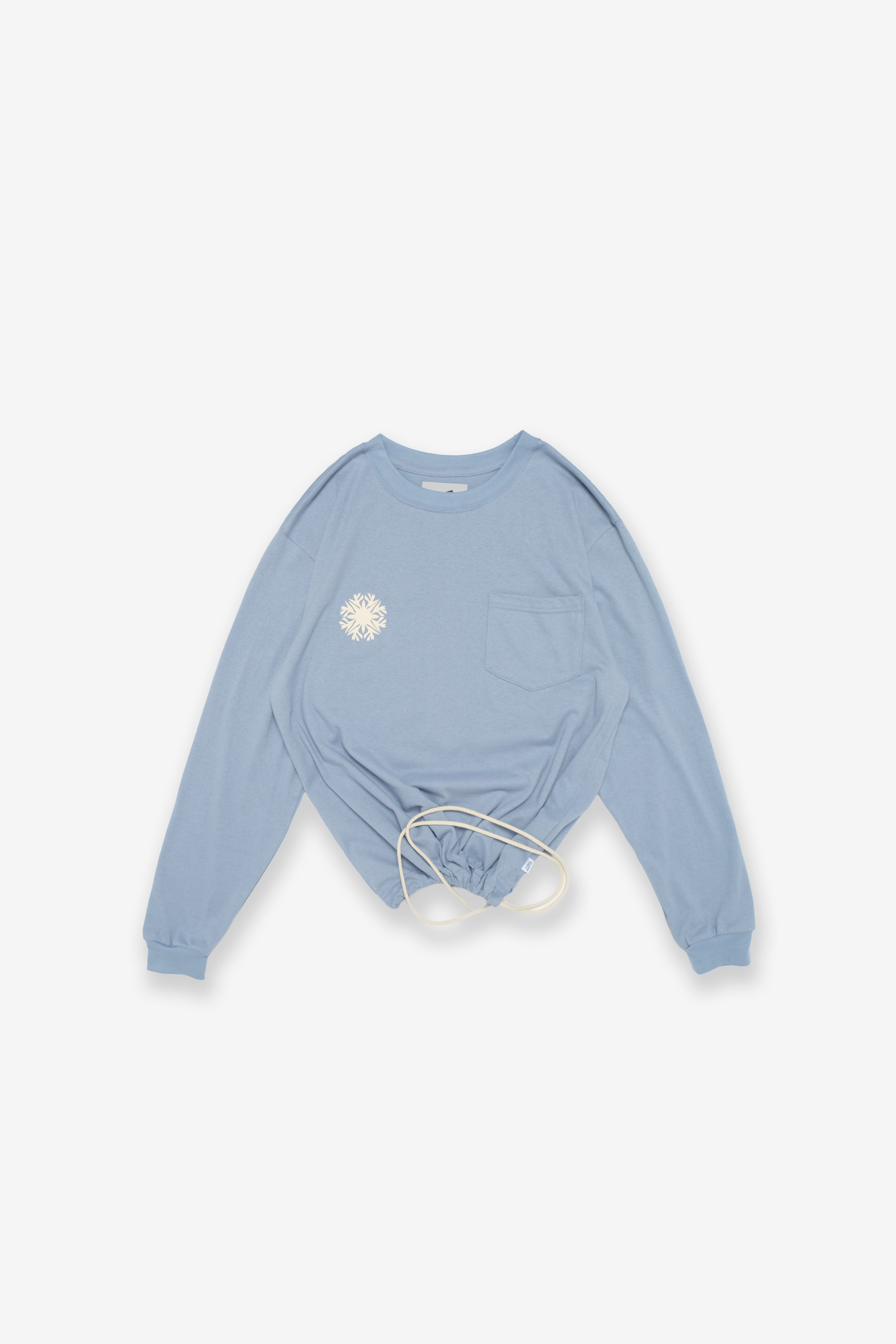 Longsleeve T-Shirt - Boucle Bird of Paradise - Blue