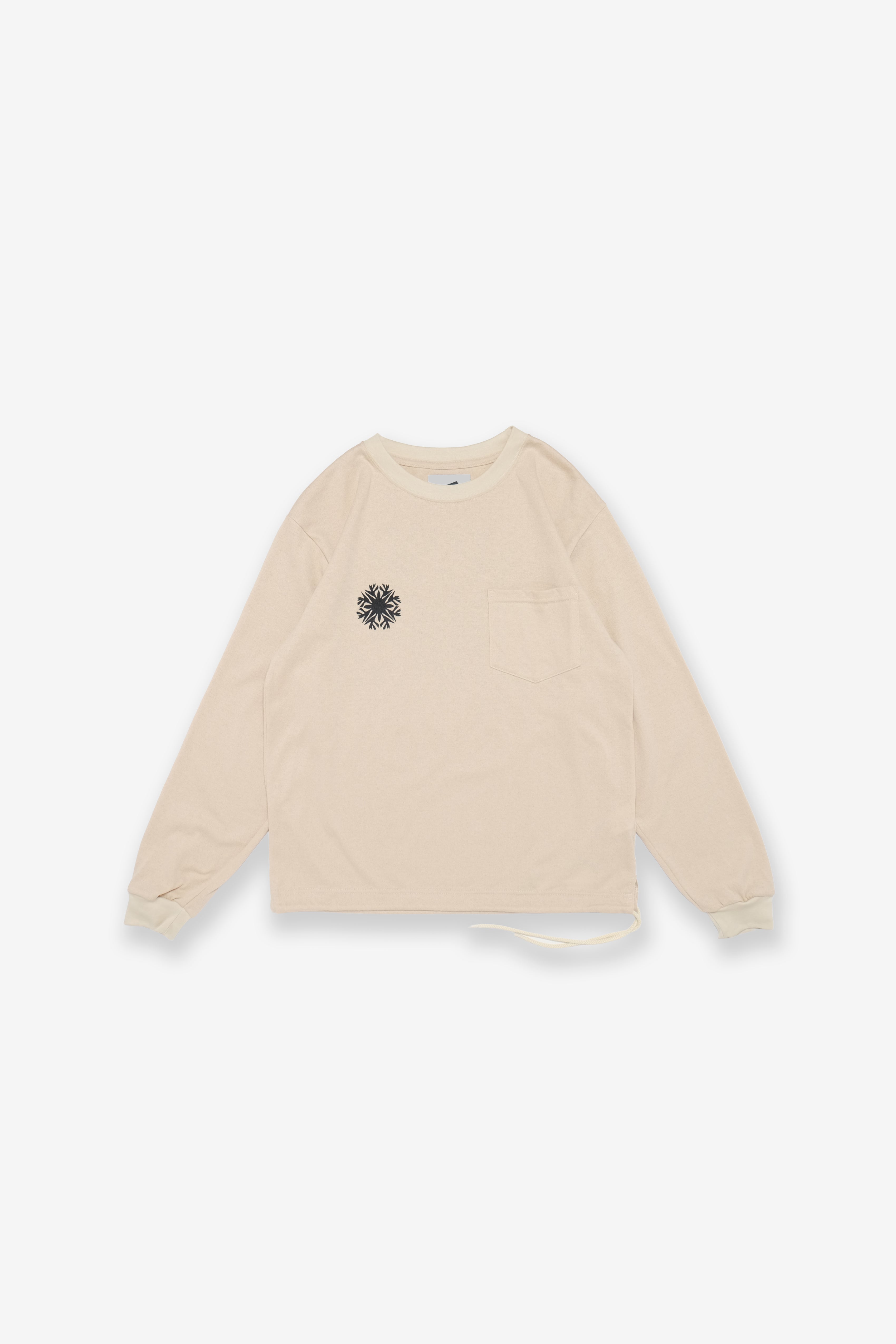 Longsleeve T-Shirt - Boucle Bird of Paradise - Sand