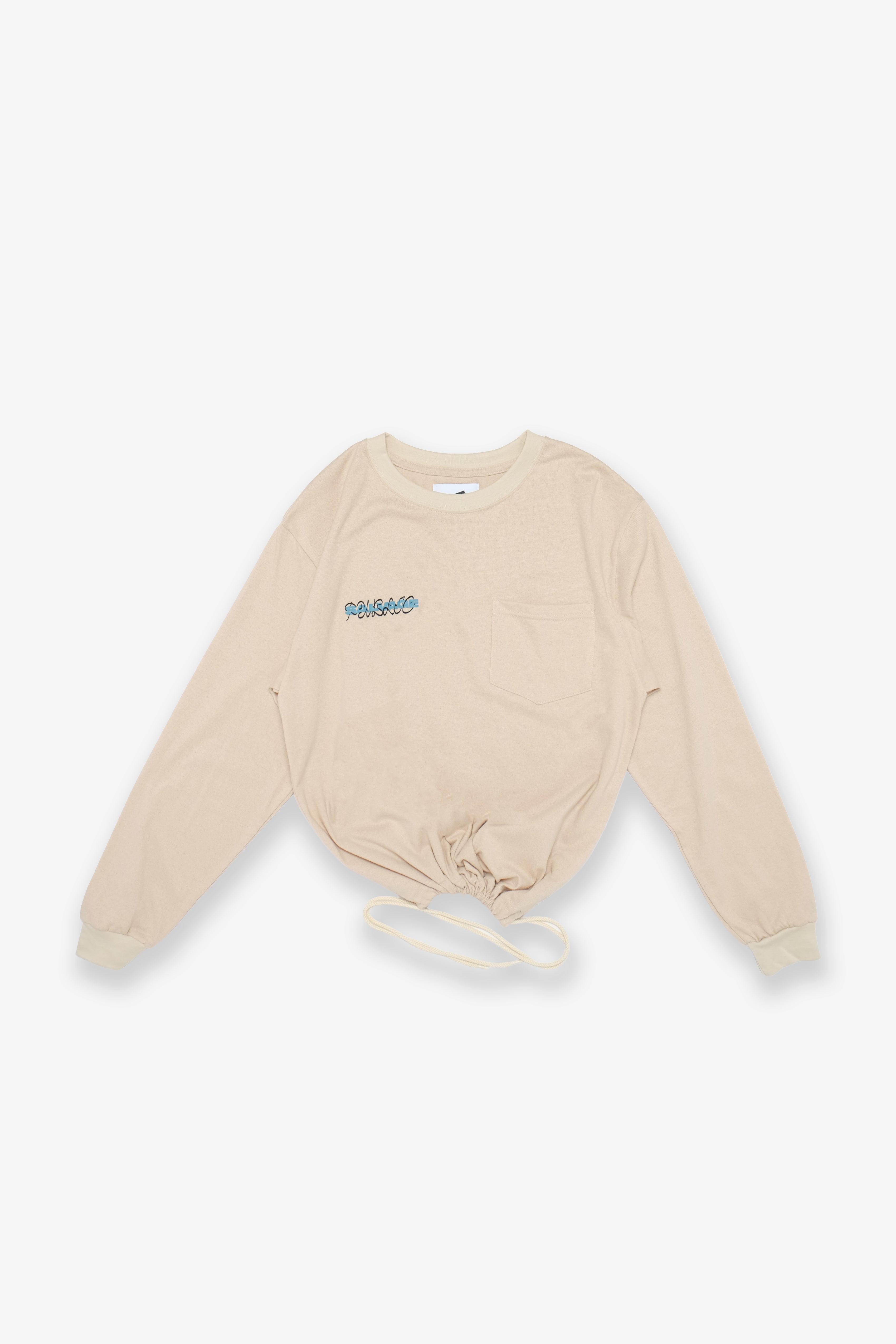 Longsleeve T-Shirt - Boucle Lei Logo - Sand