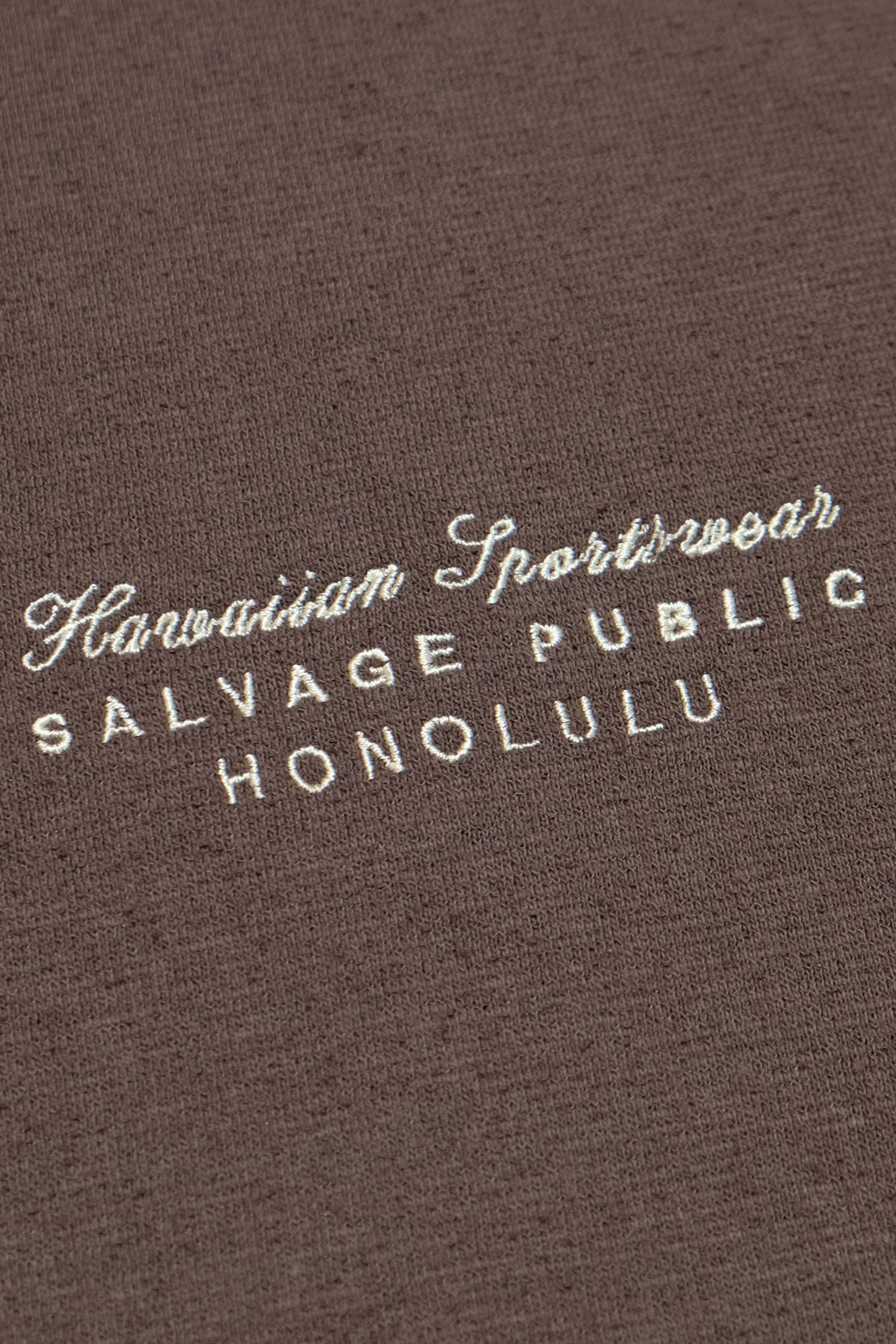 Boucle T-Shirt - HWSP Stamp - Brown