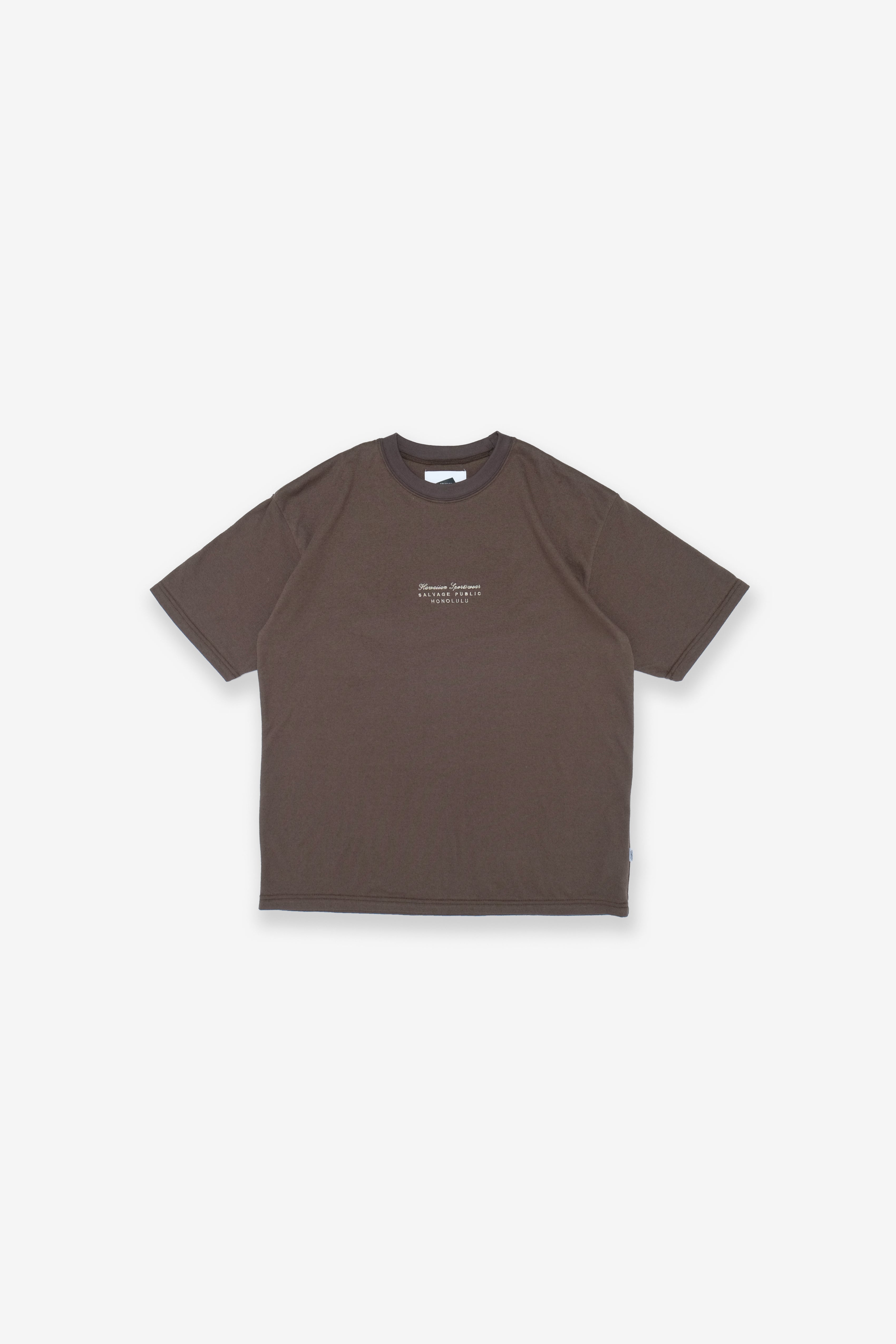Boucle T-Shirt - HWSP Stamp - Brown