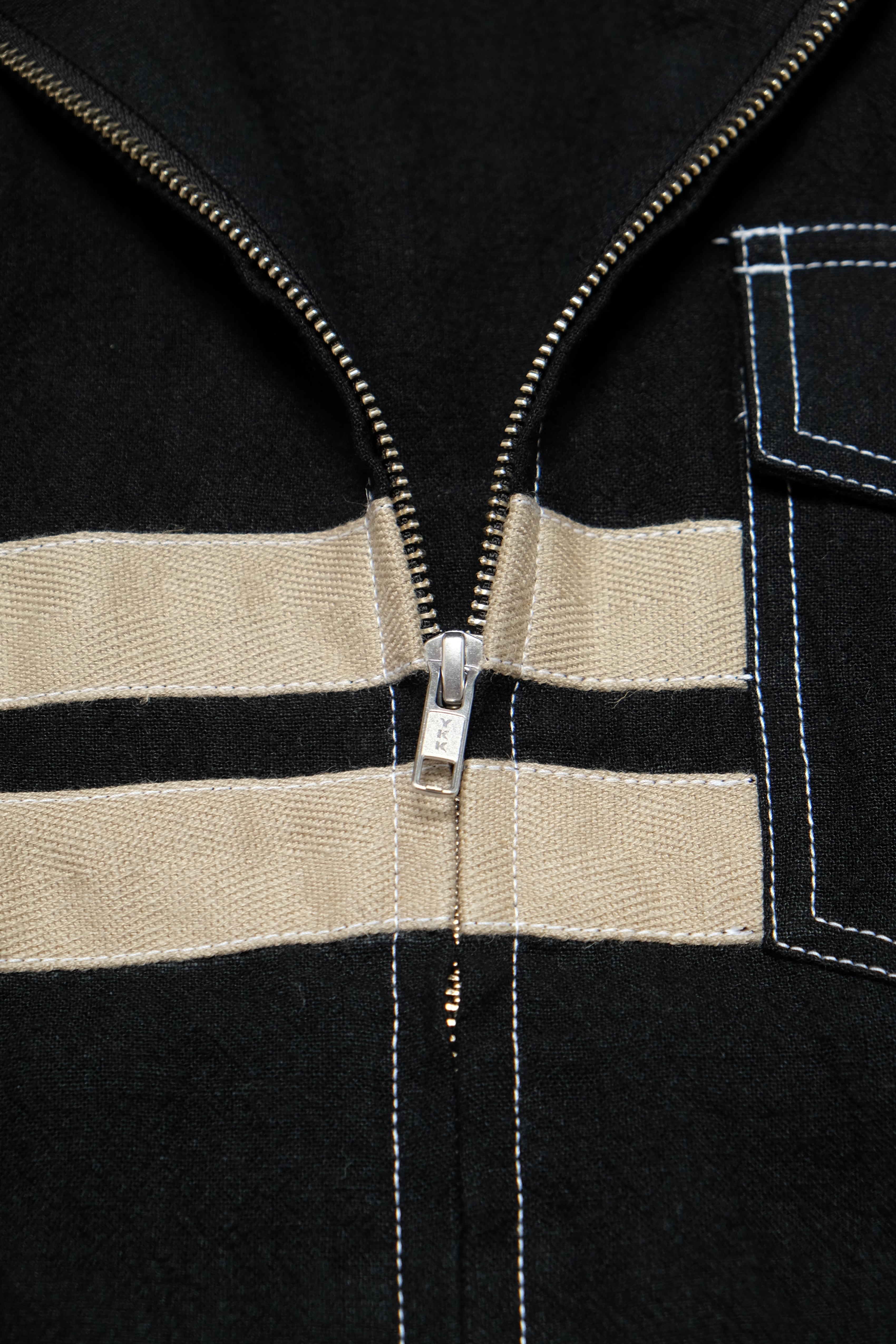 Bowls Competition Stripe Jacket - Black