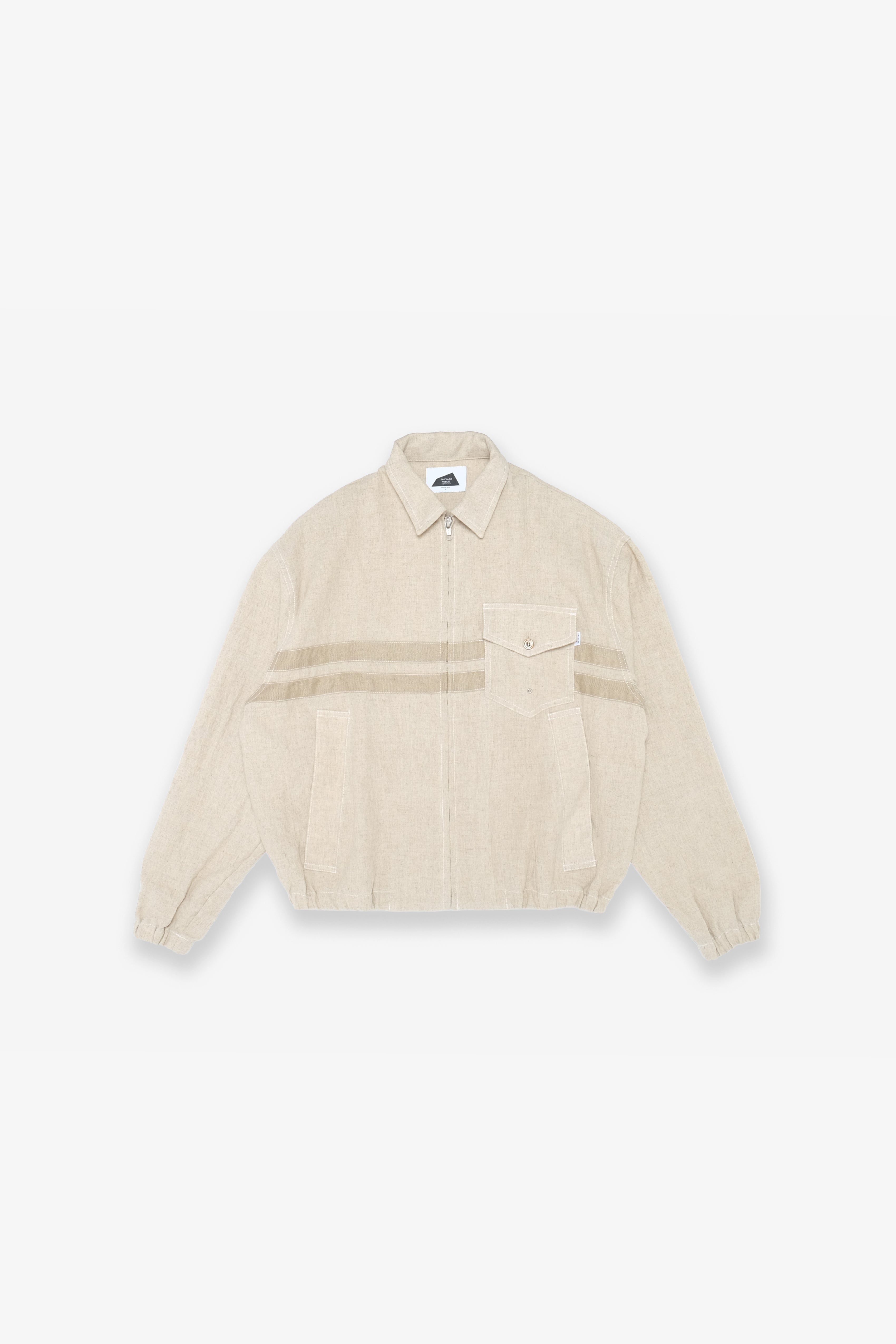 Bowls Competition Stripe Jacket - Natural