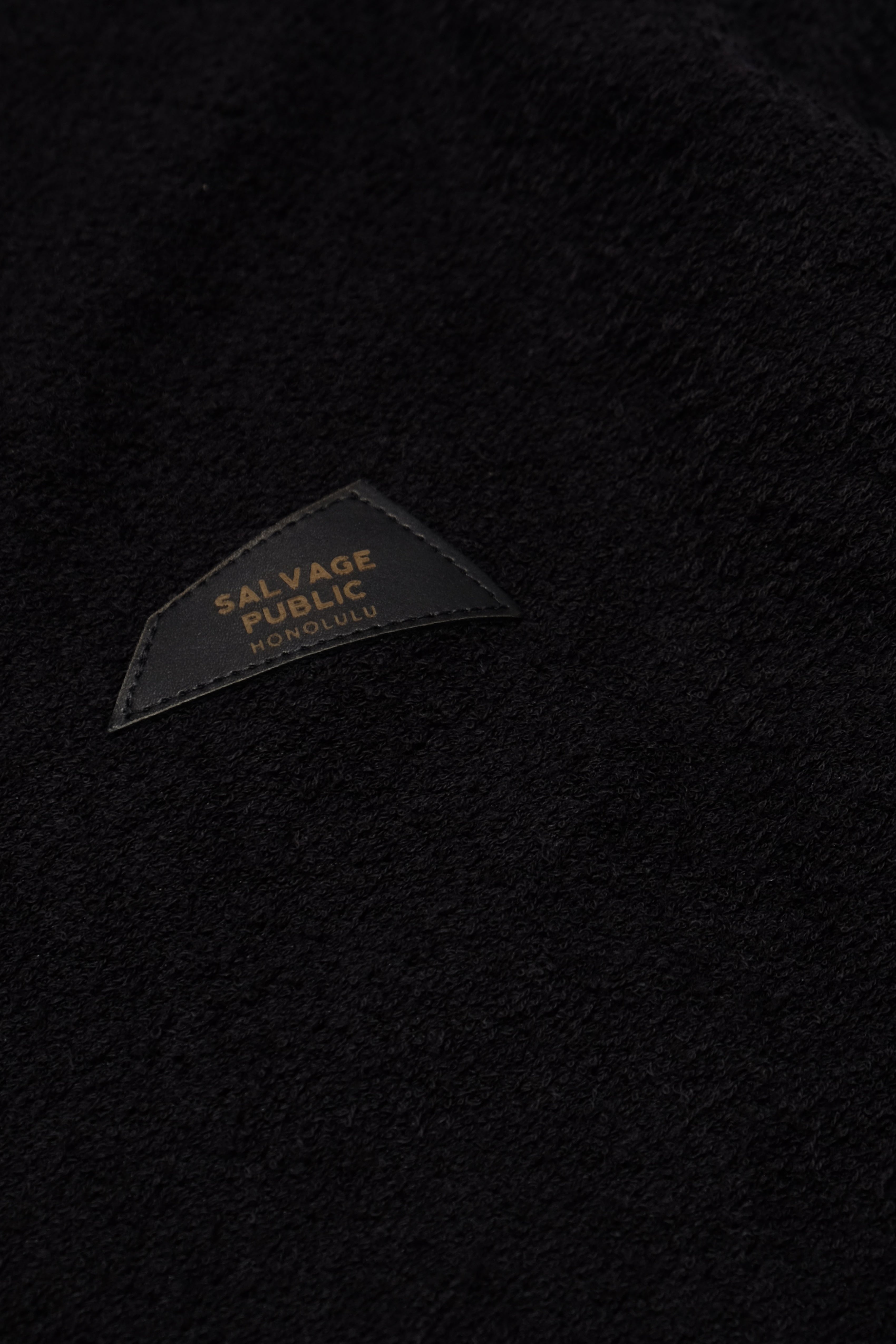 Beach Towel Cardigan - Black