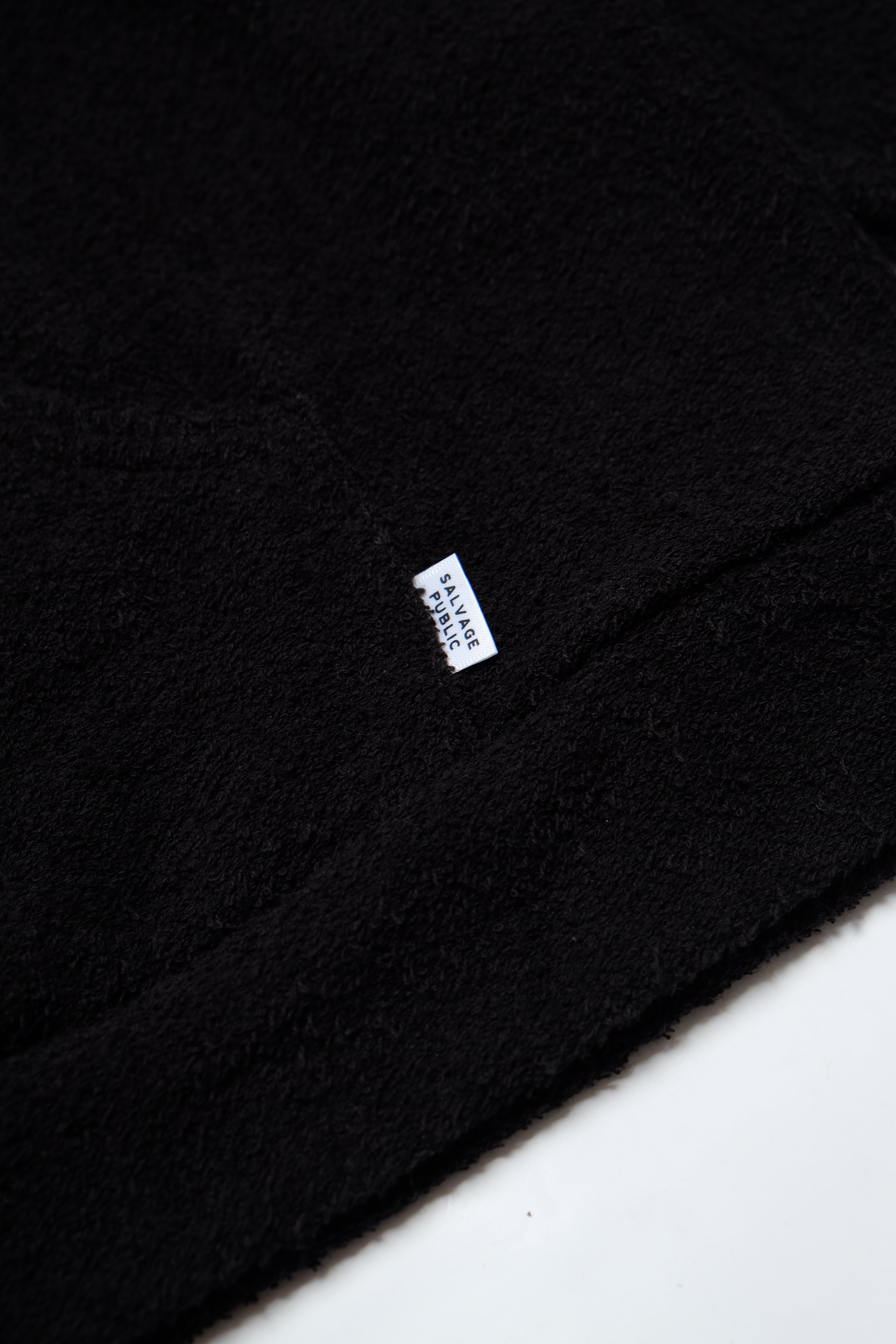 Beach Towel Cardigan - Black