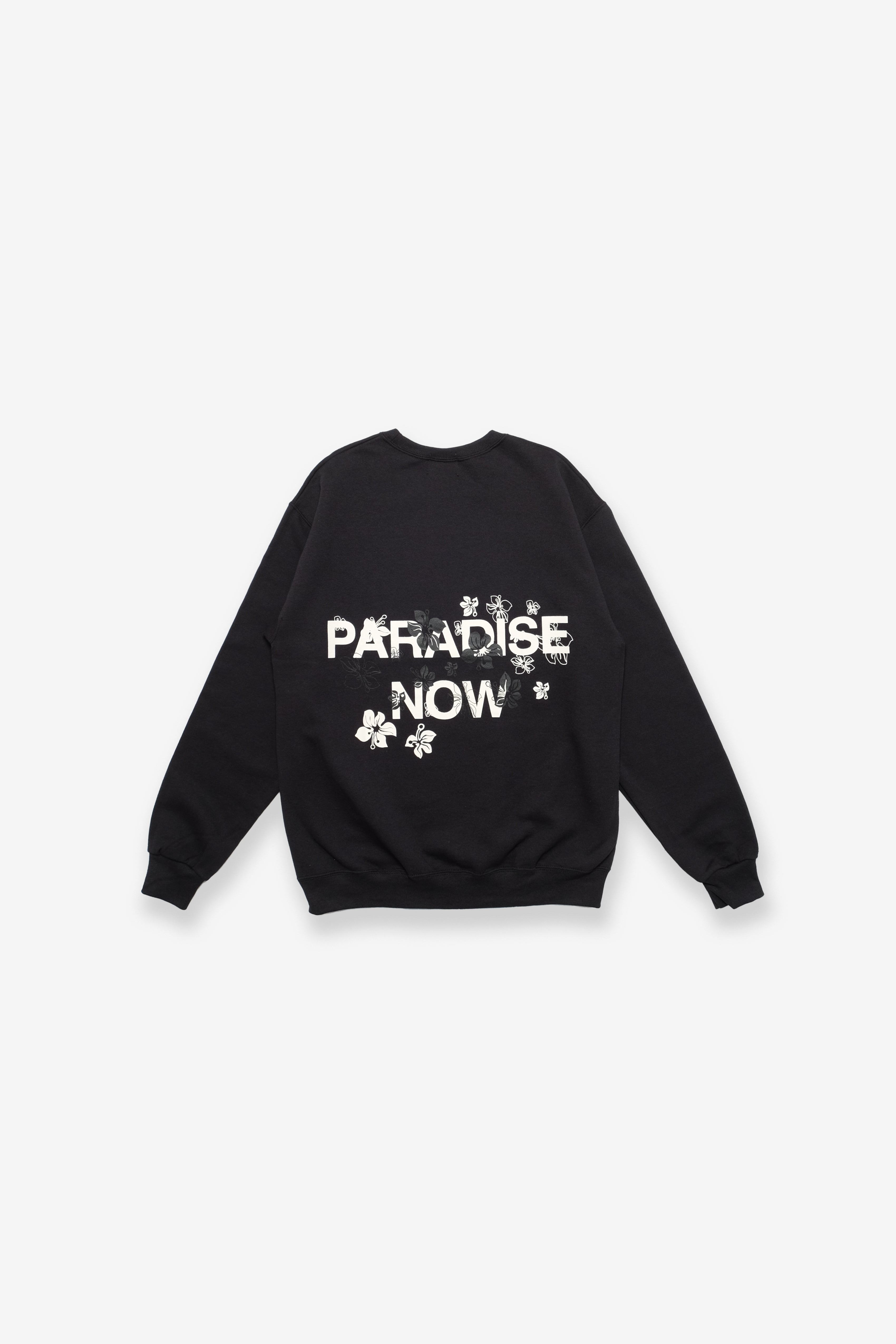 Crewneck Sweatshirt - Paradise Now -  Black