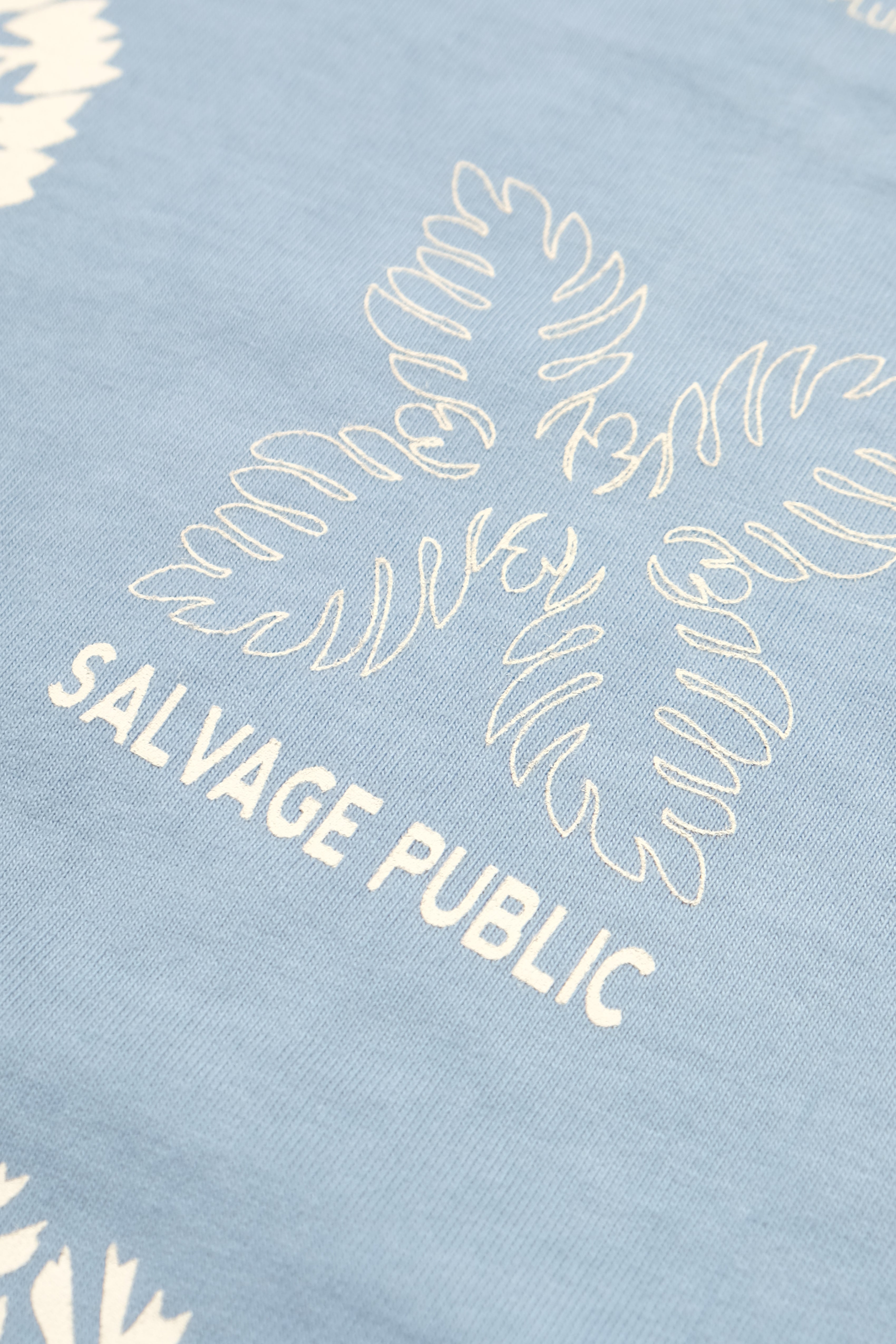 Longsleeve T-Shirt - Hawaiian Quilting - Blue