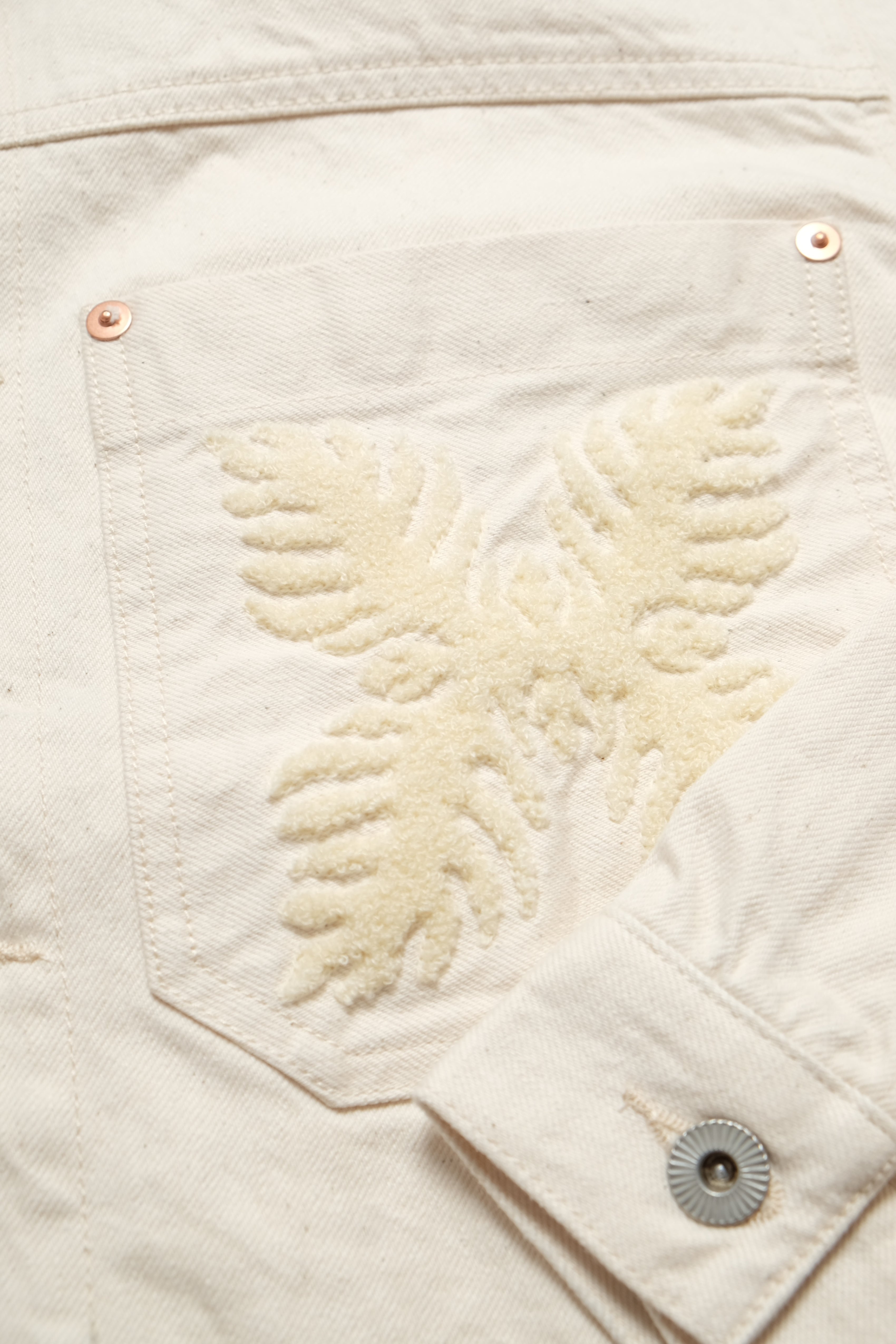 Lulu Denim Jacket - Off White