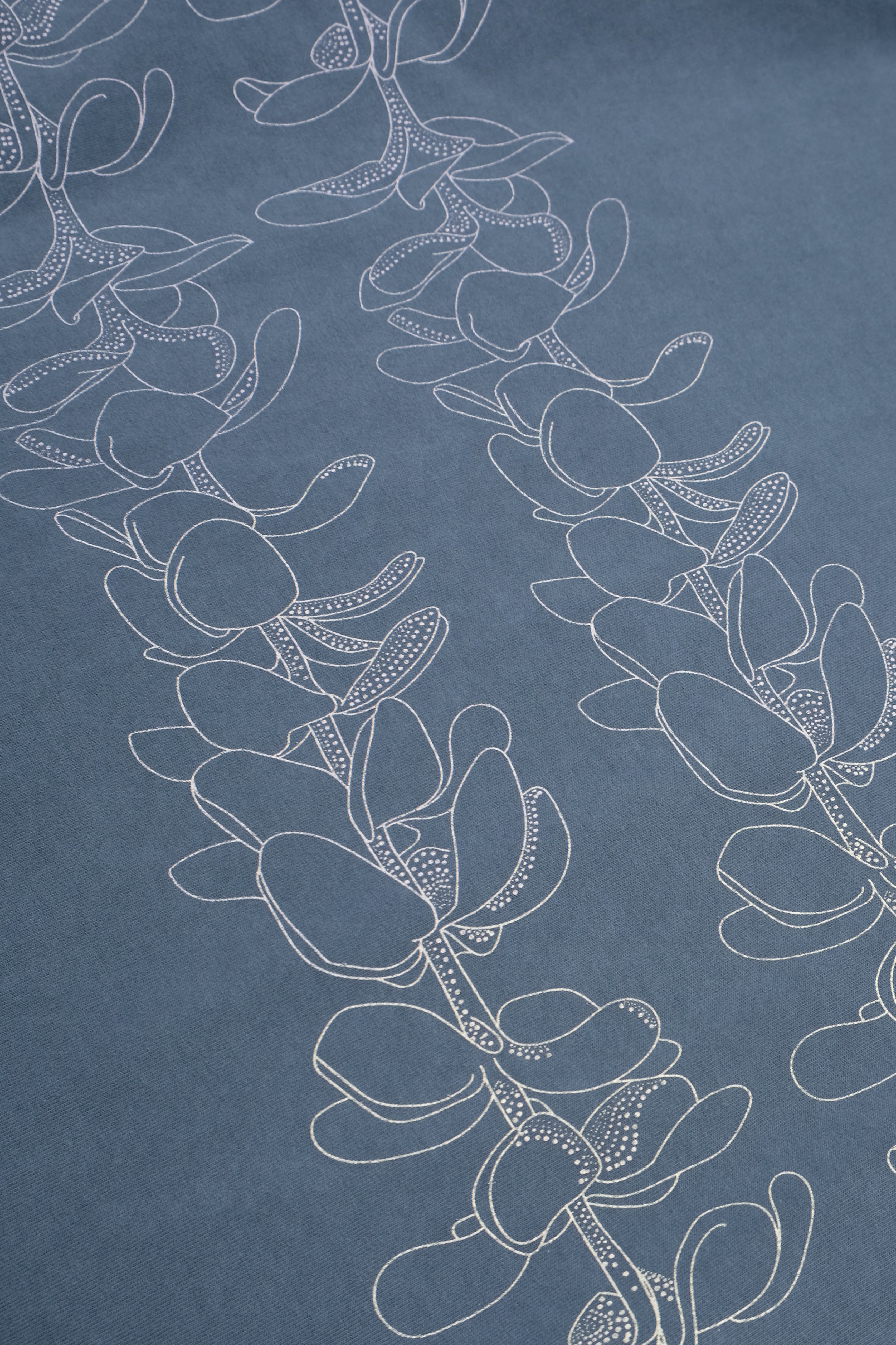 Longsleeve T-Shirt - Double Lei - Stone Blue