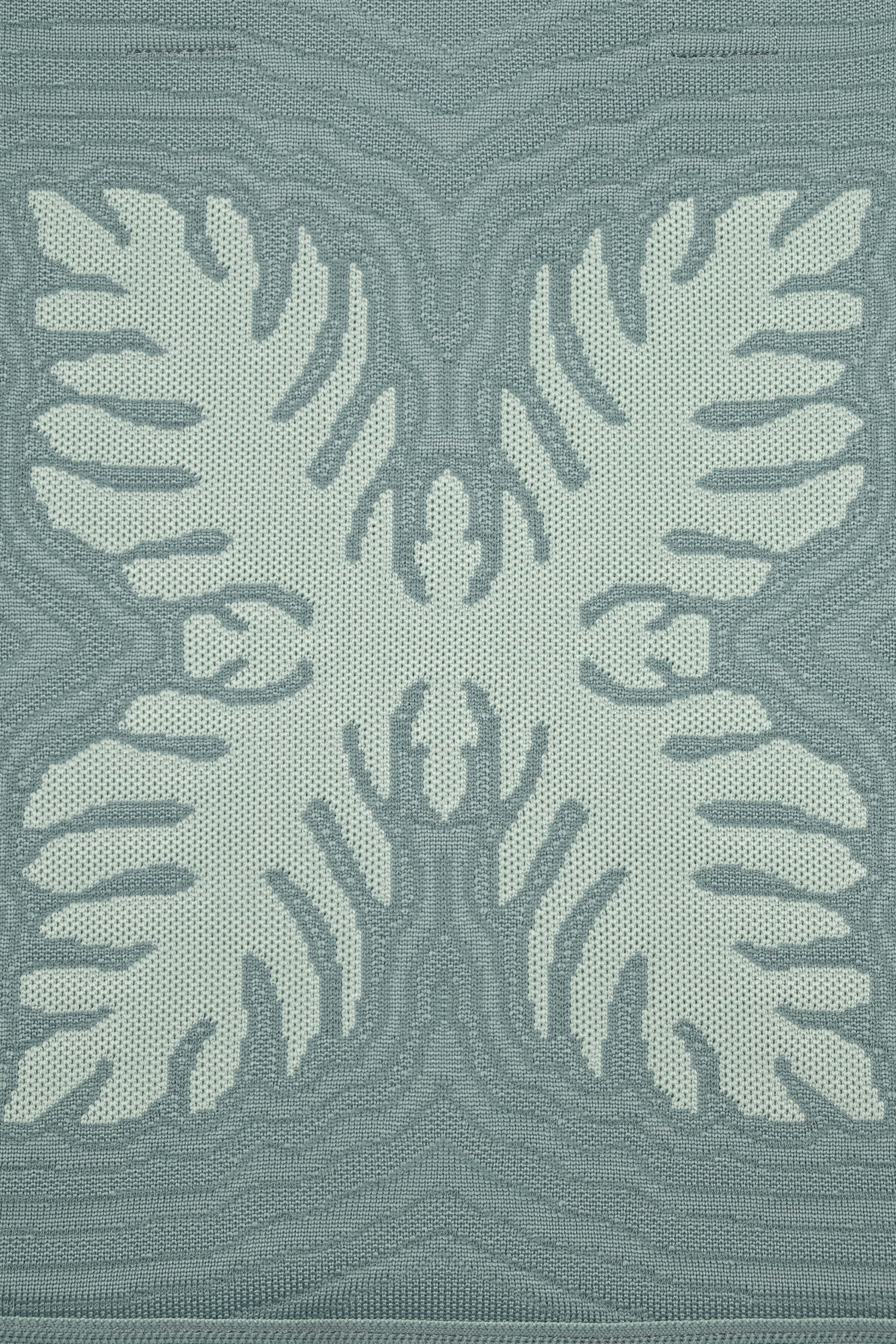 Jacquard Knit Market Bag - Lauaʻe - Sage