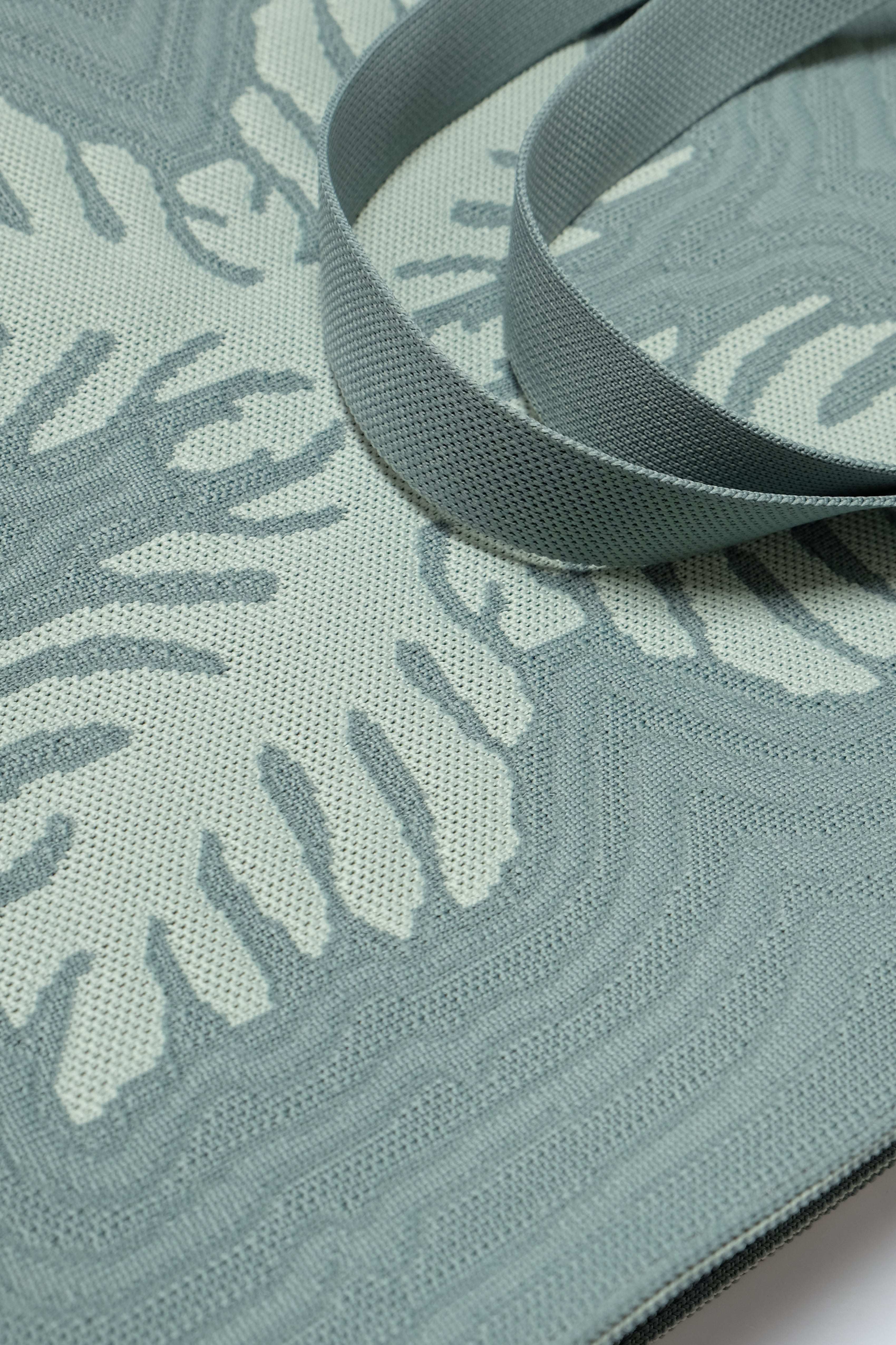 Jacquard Knit Market Bag - Lauaʻe - Sage