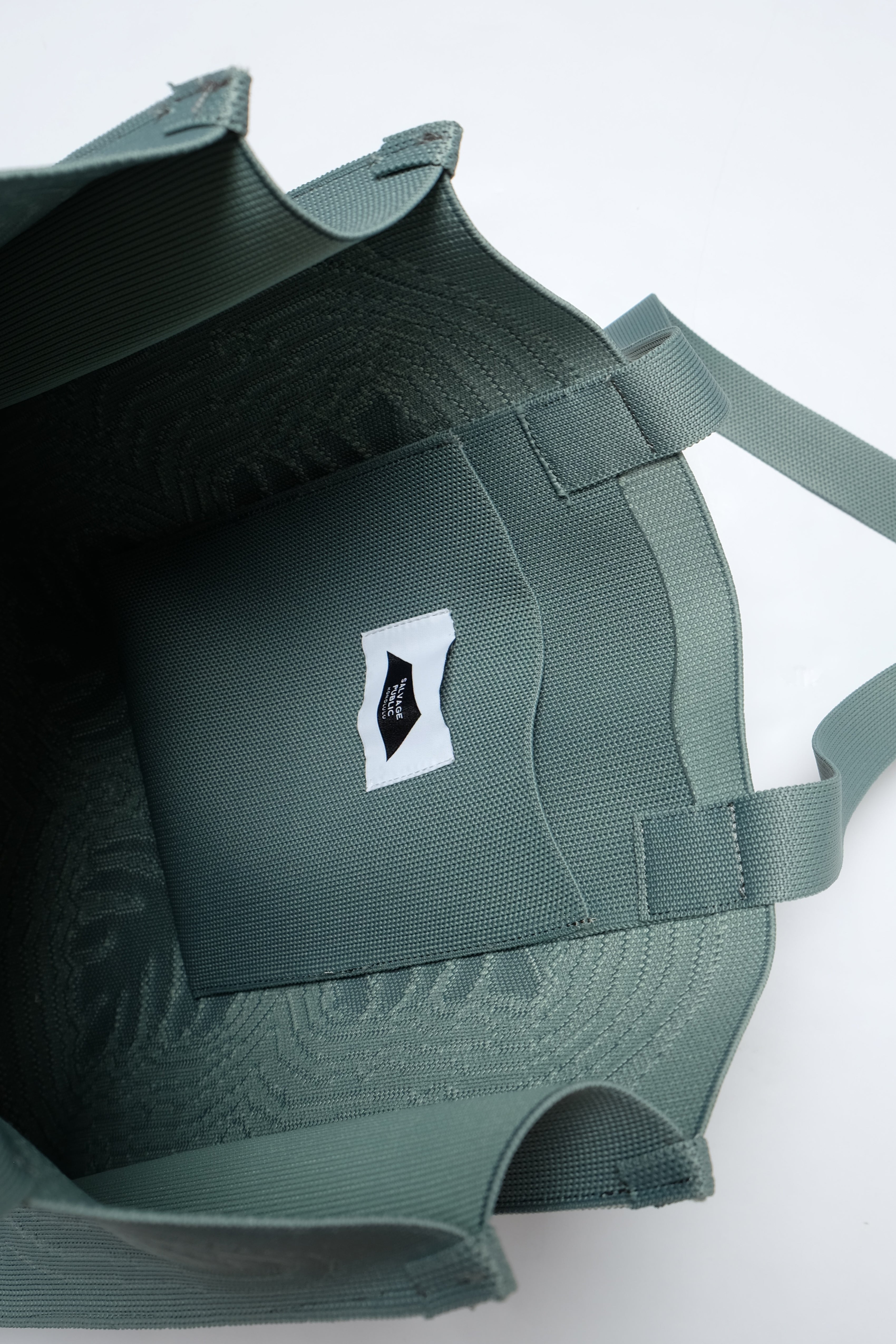 Jacquard Knit Market Bag - Lauaʻe - Sage