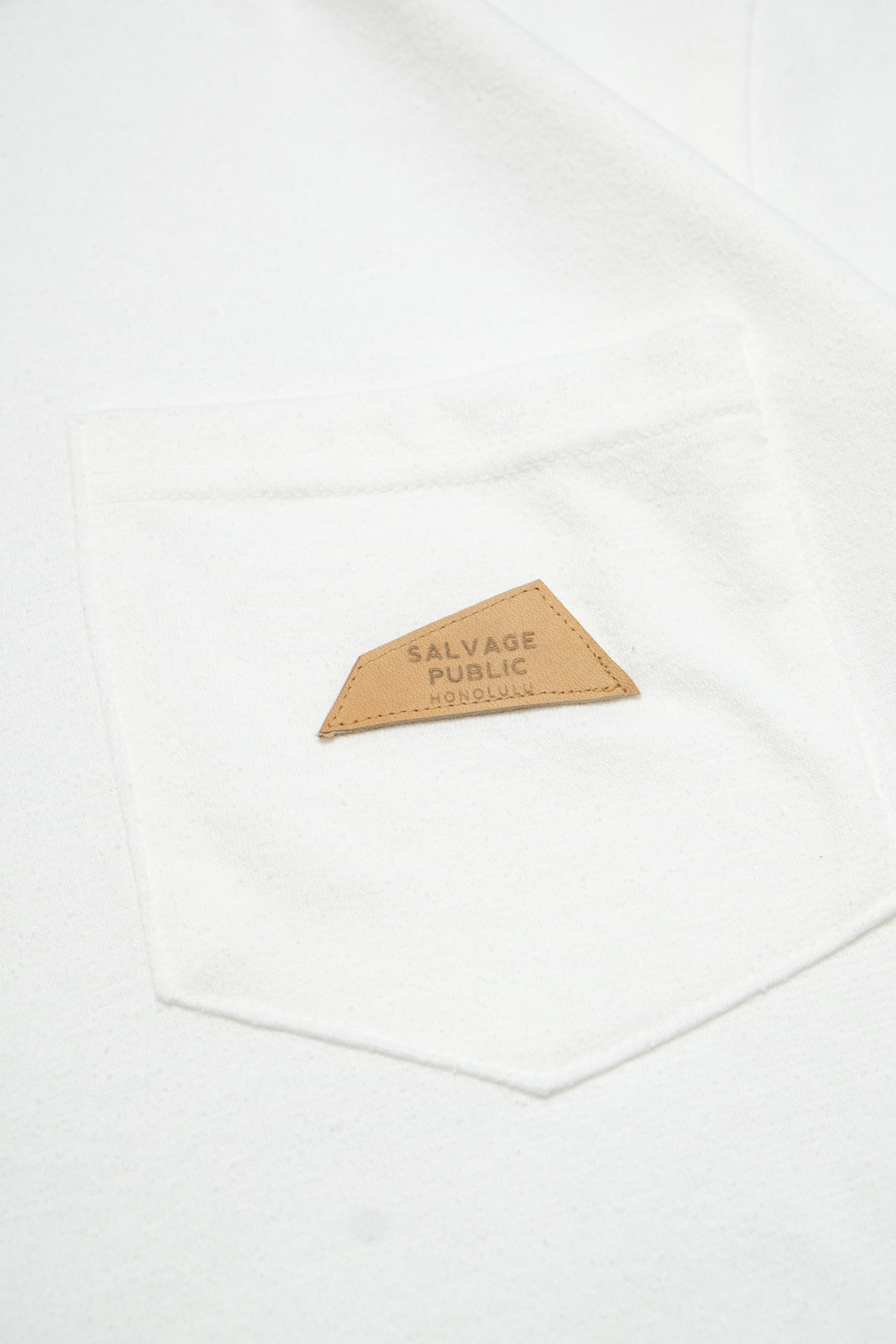 Pocket T-Shirt - Boucle - White