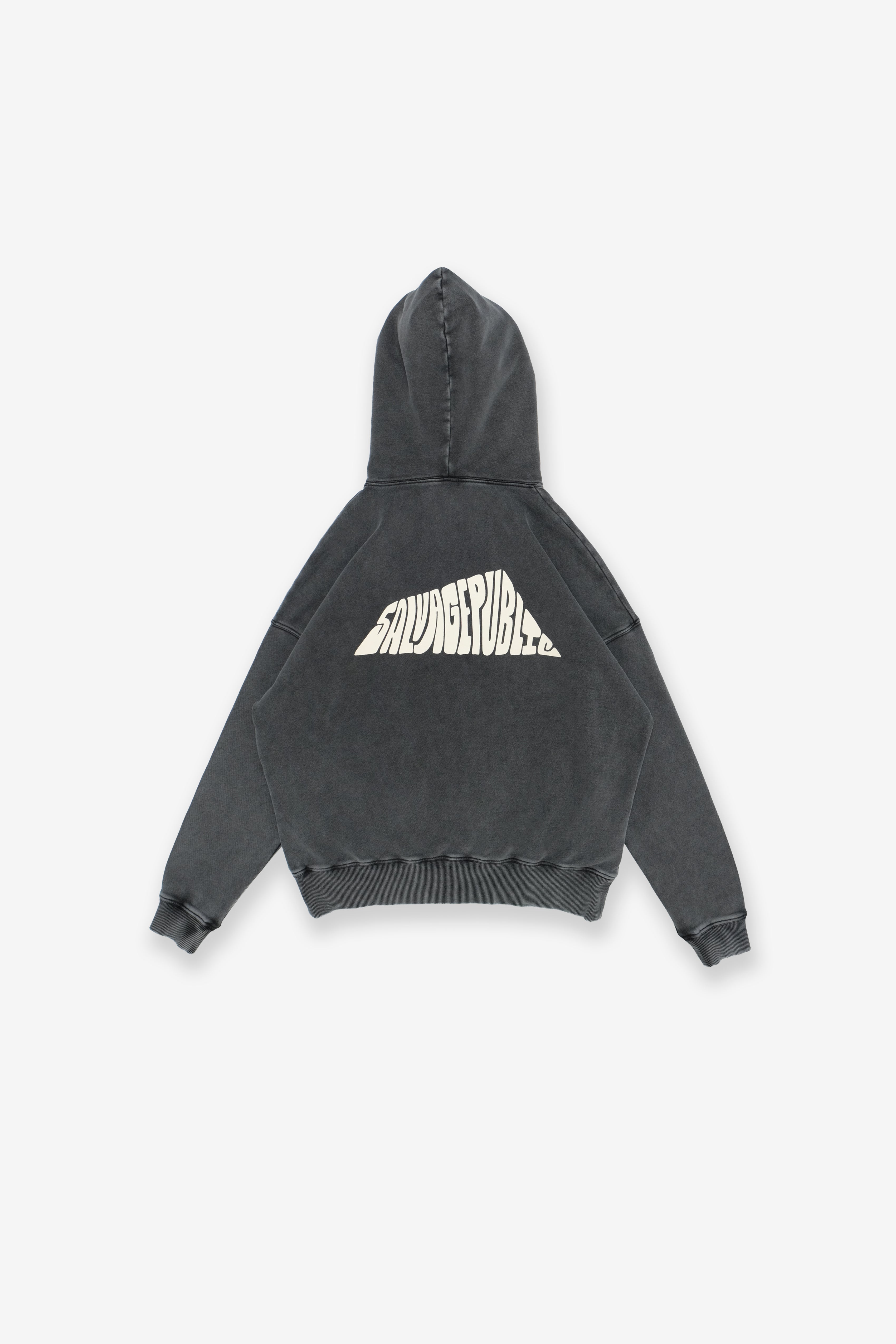 Beach Hoodie - Hand-Drawn - Black