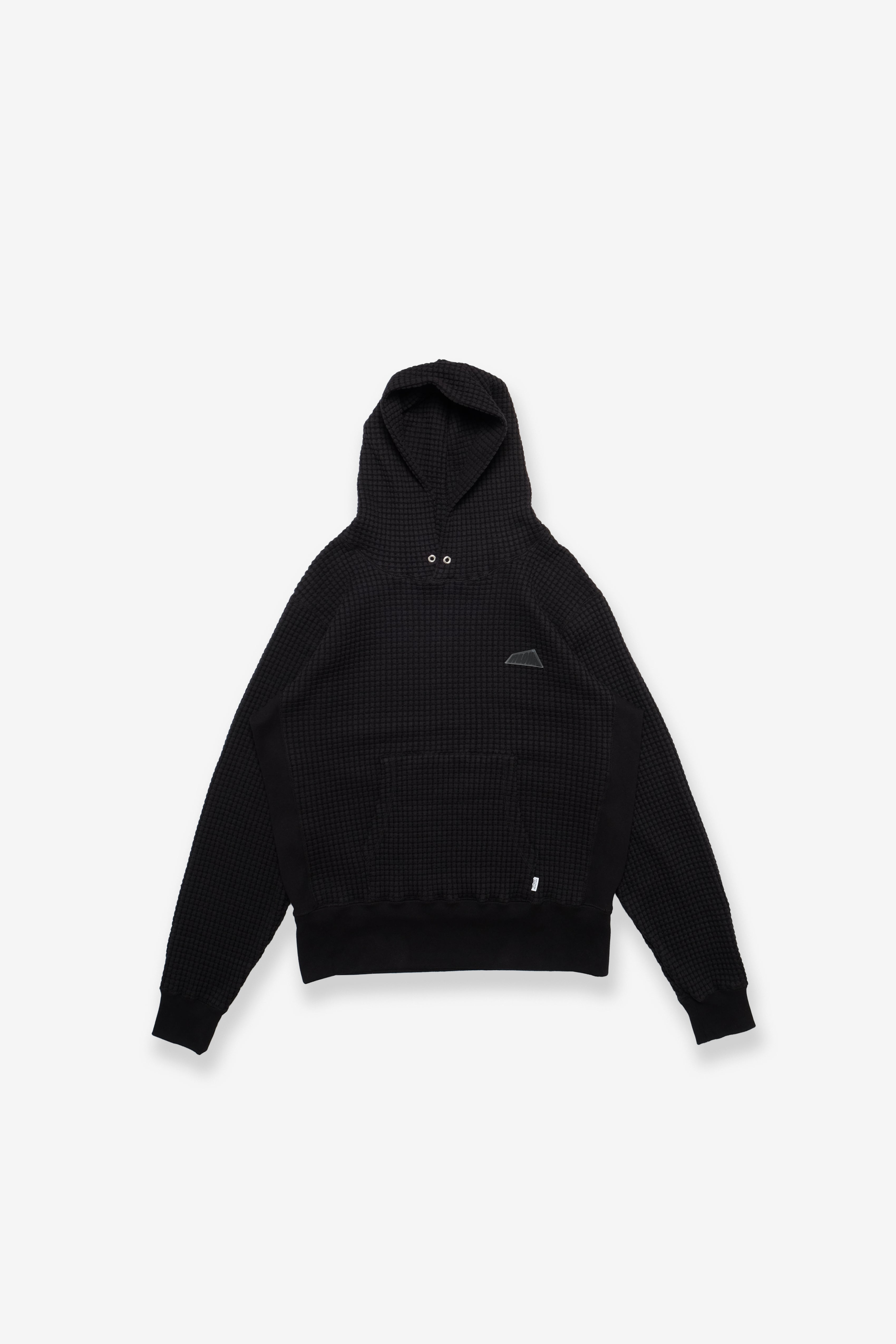 Big Waffle Hoodie - Black