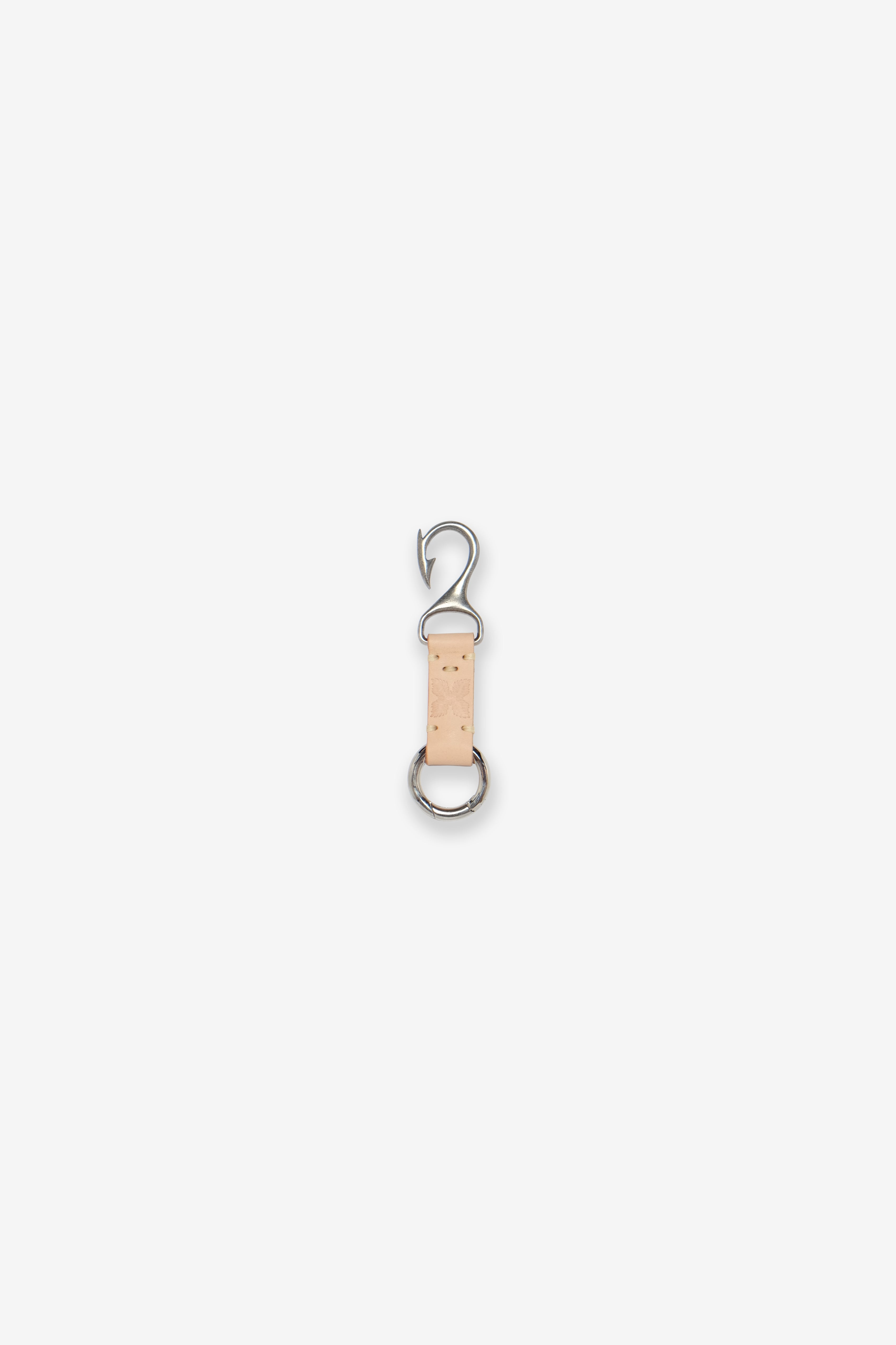Fish Hook Key Ring - Natural