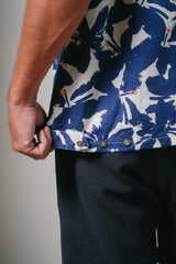 Hapa Jac Shirt - Hibiscus Blue