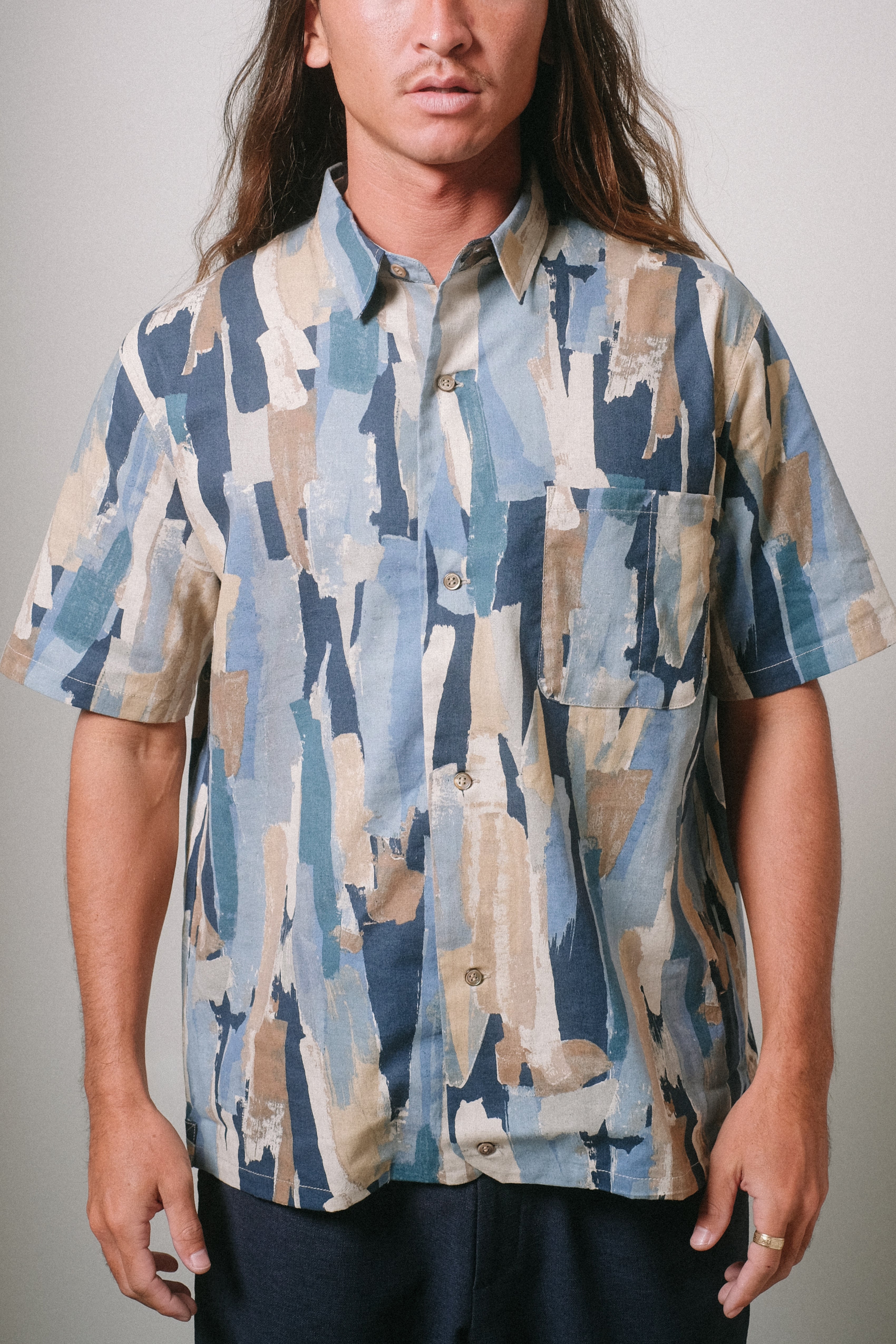 Hapa Jac Shirt - Blue