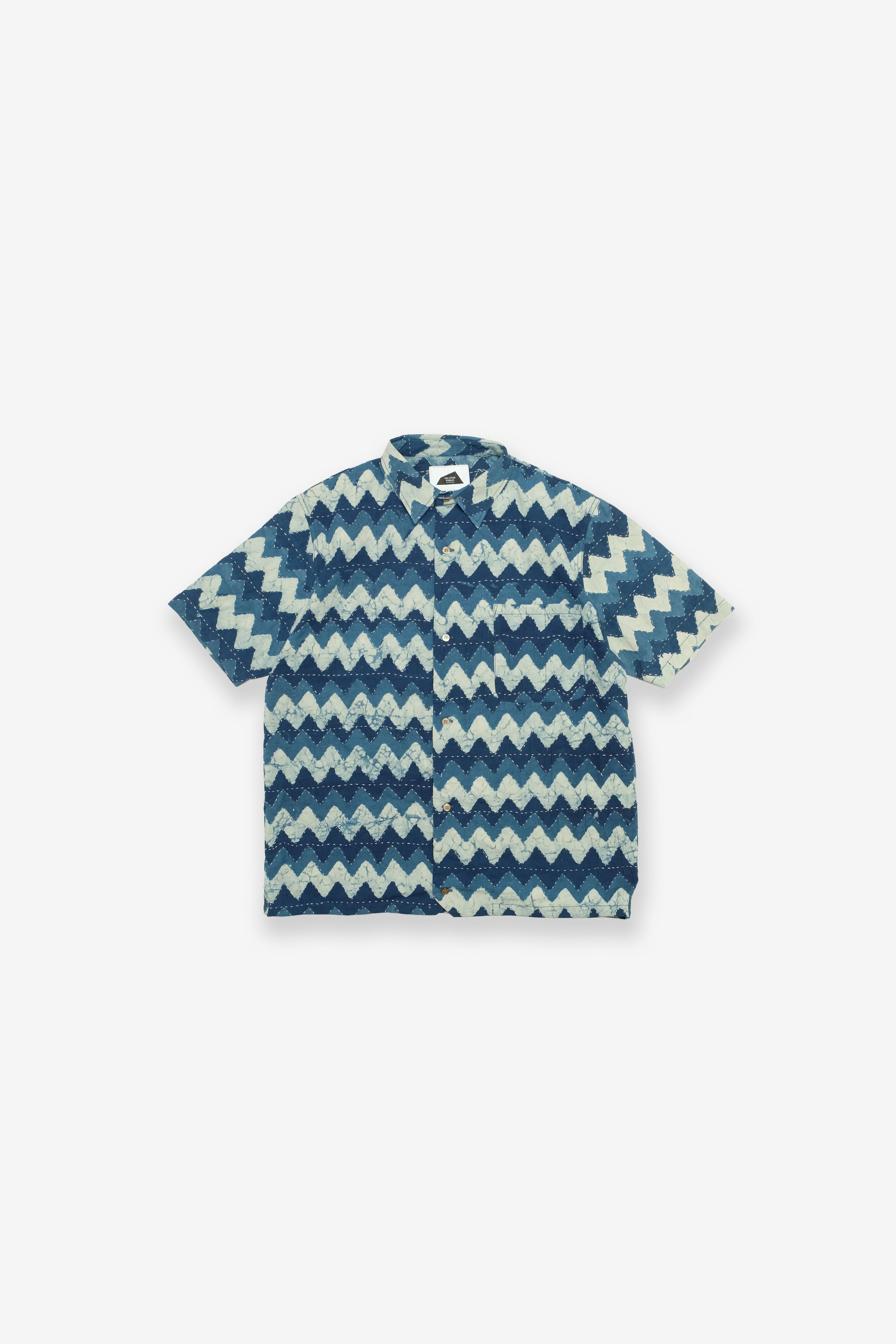 Hapa Jac Shirt - Indigo Waves