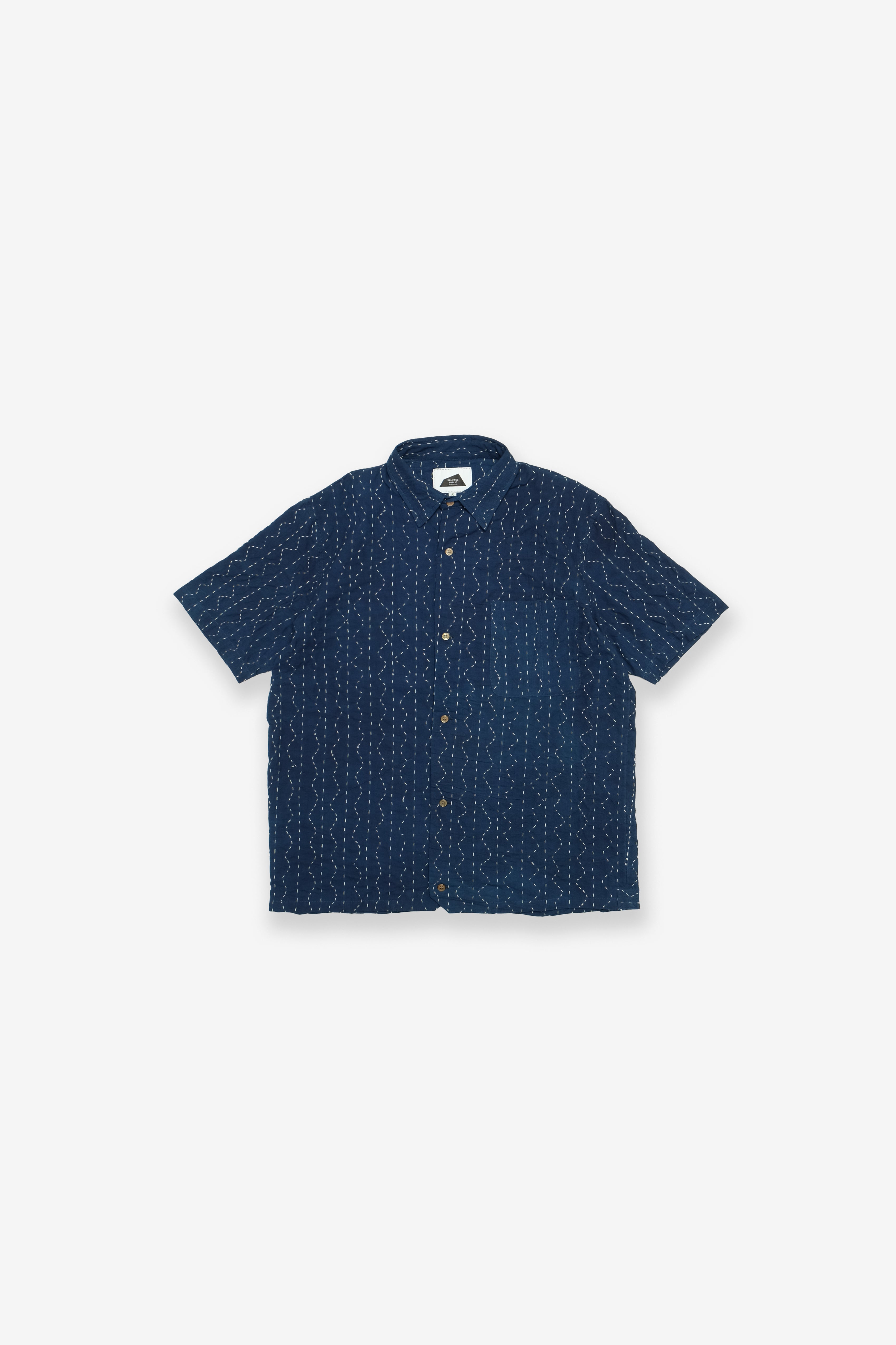 Hapa Jac Shirt - Indigo Stripe