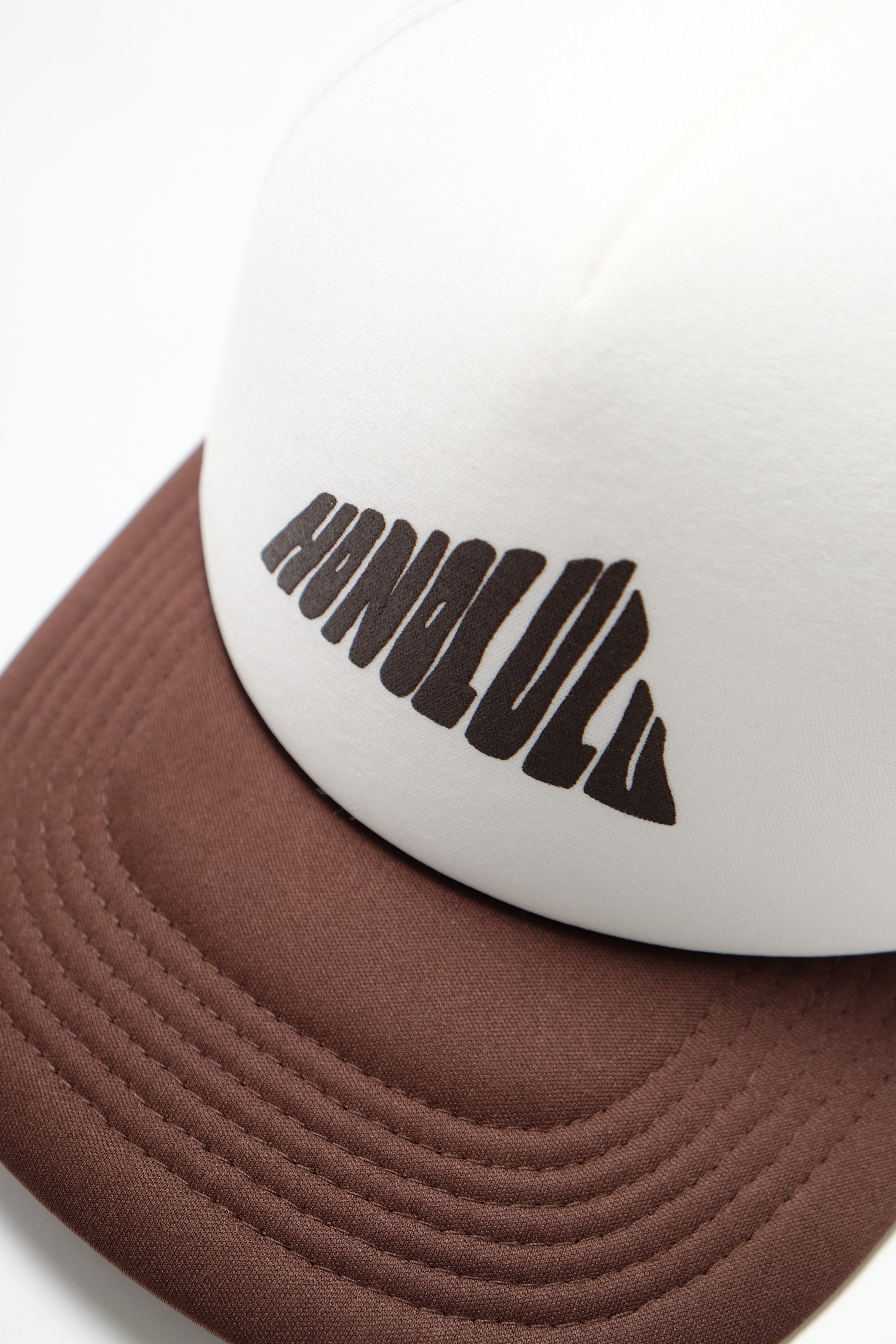 Trucker Hat - Honolulu - Brown/White