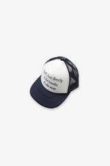 Trucker Hat - Surf Live Freely - Navy/White