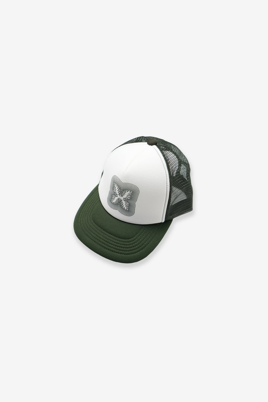 Trucker Hat - Lauaʻe Echo - Forest/White