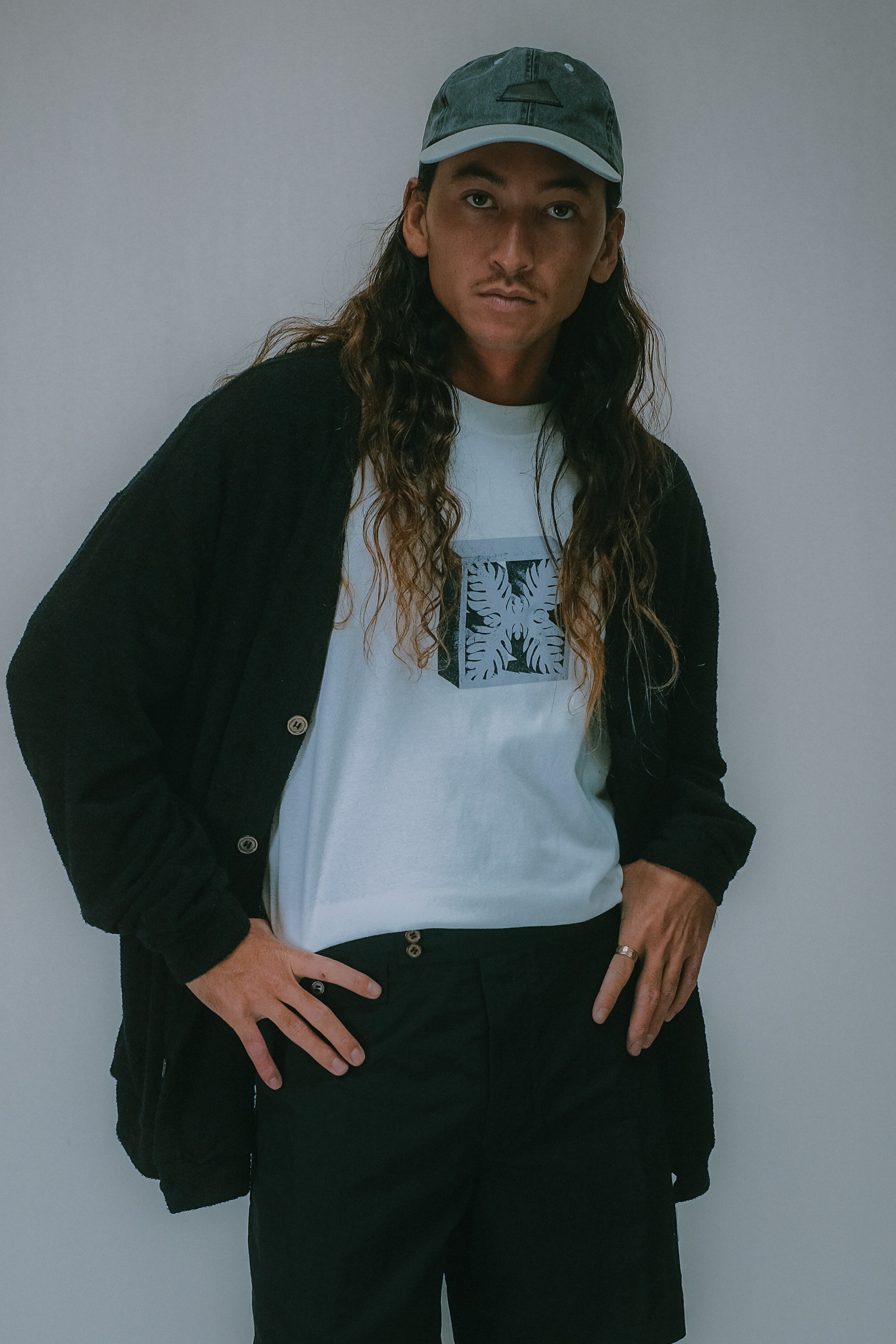 6-Panel Dad Cap - Future Past - Black/Blue