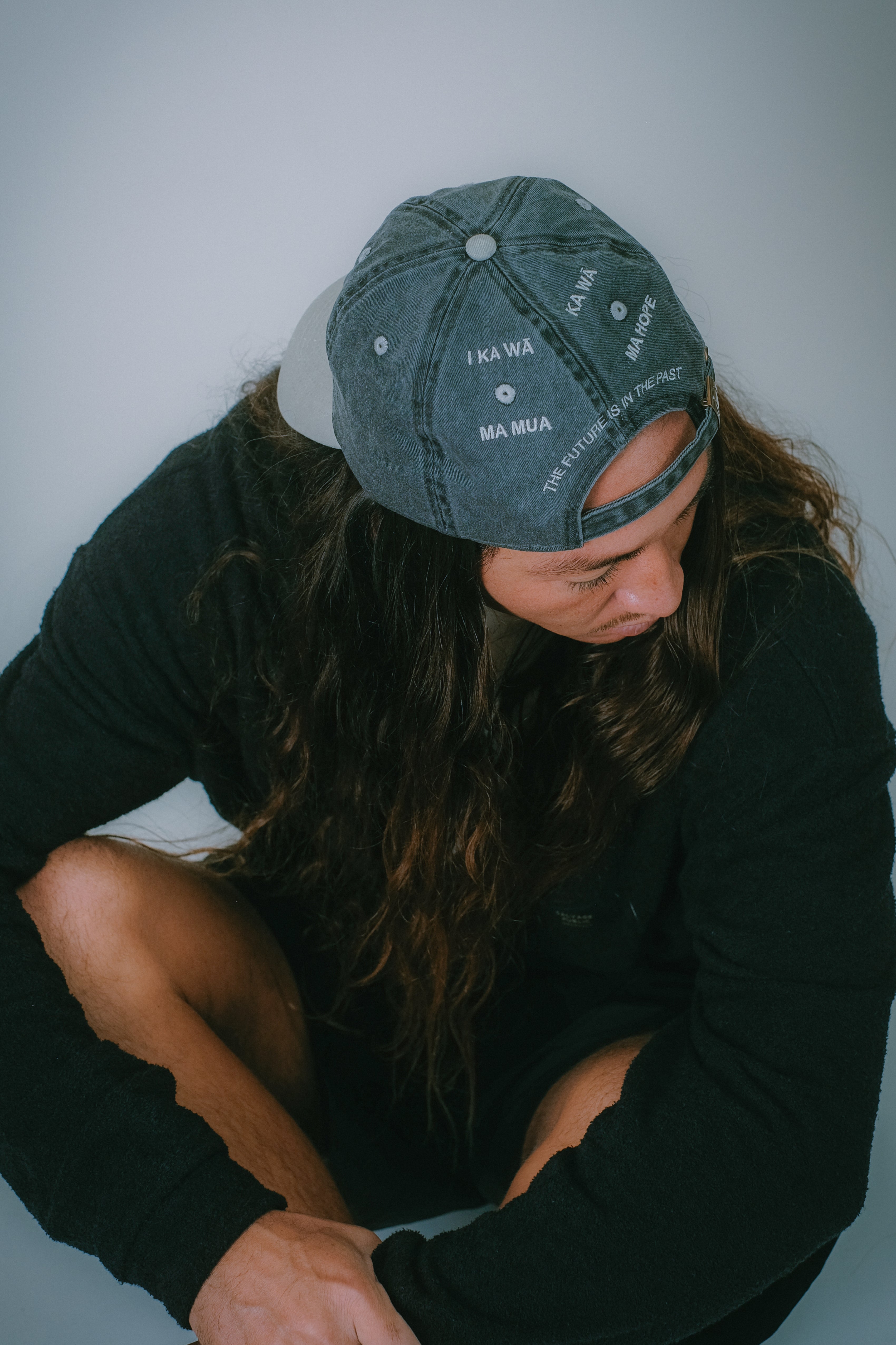 6-Panel Dad Cap - Future Past - Black/Sand